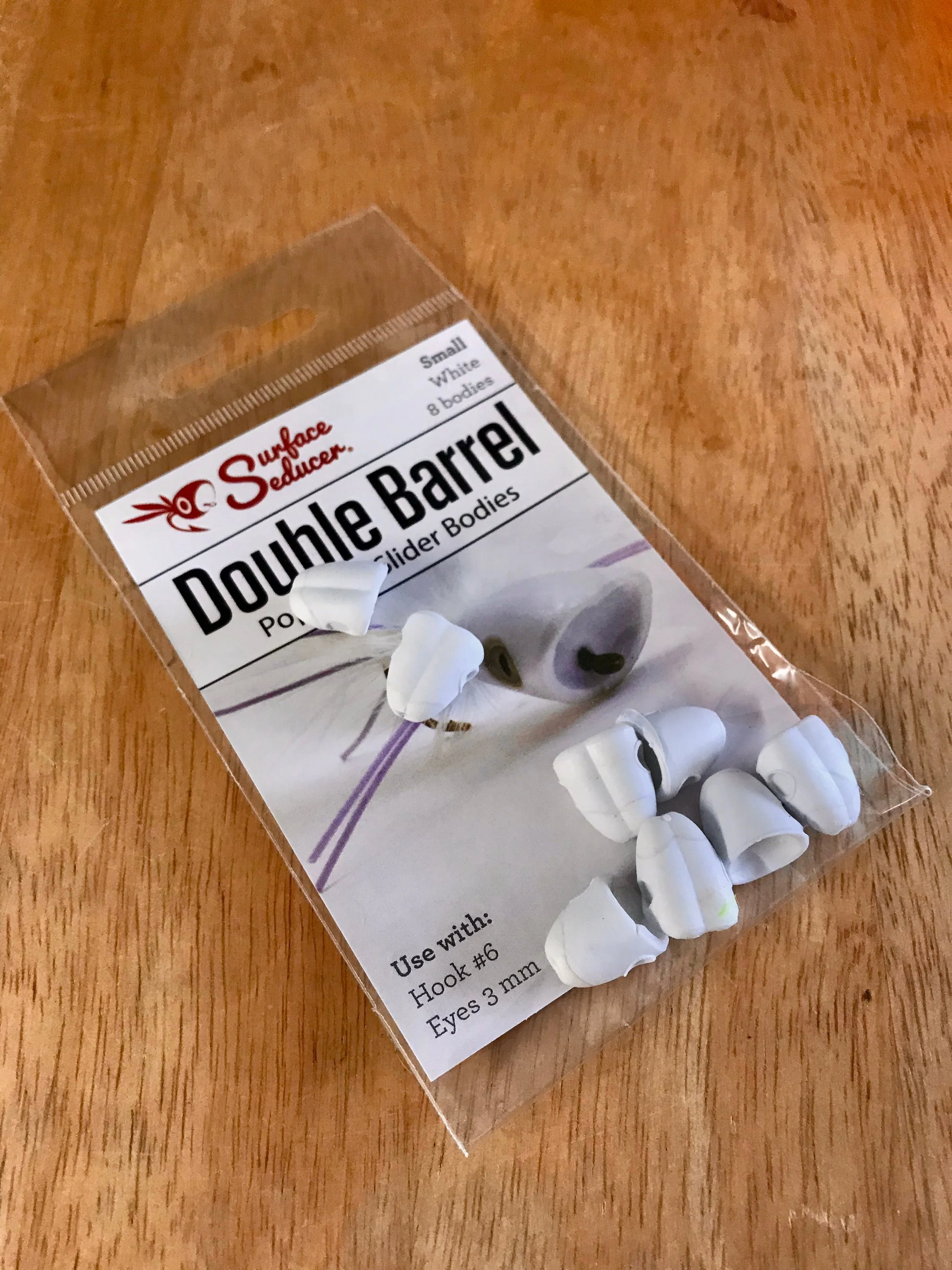 These pre-formed popper bodies from Flyman Fishing company make great poppers and sliders.