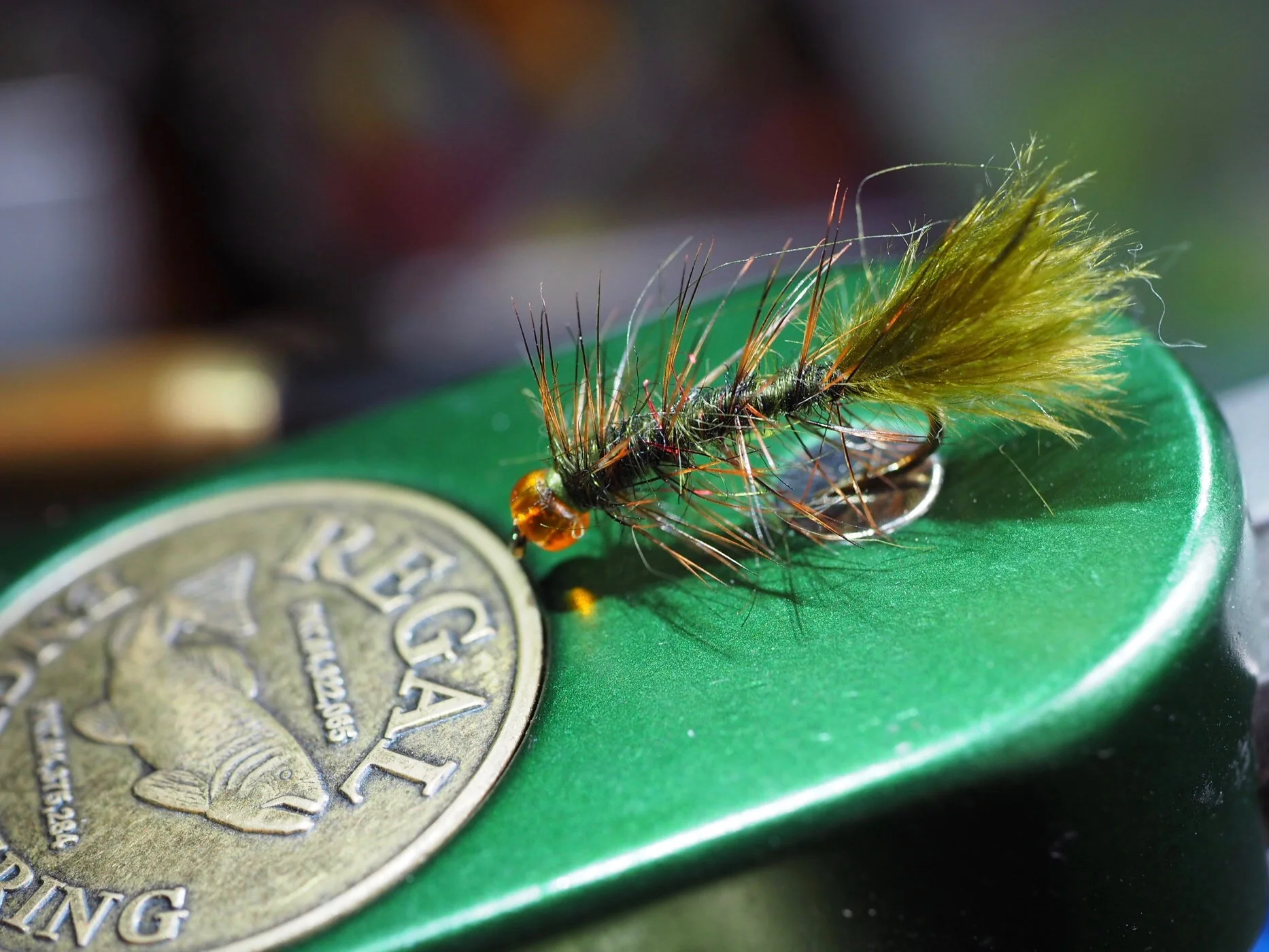 A scaled down Wooly Bugger is a great option if you want to fish a streamer.