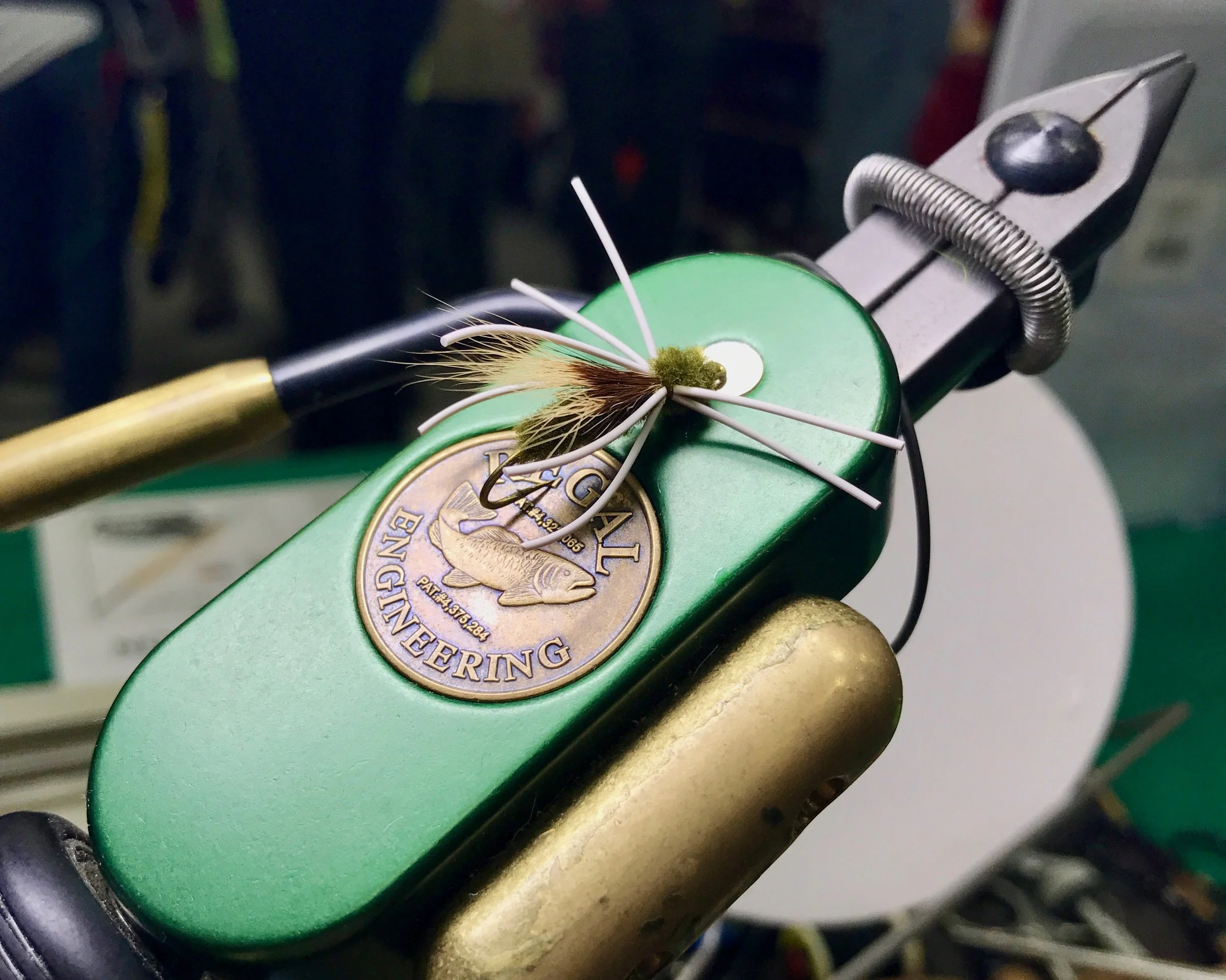 The Bream Killer is a slow sinking bug that is irresistible to panfish of all sizes. Tie them in a size six or larger to keep the small fish at bay.
