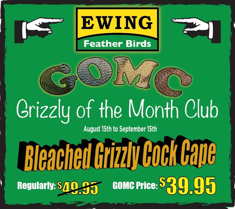 The August/September Special is a fantastic Bleached Grizzly Cape