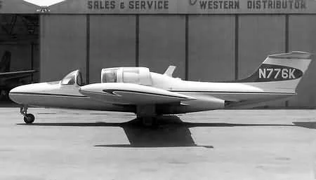 At the Santa Monica Airport (confirmed via Saint Monica Airport History pictures, this is the Aero Commander Building, ironically next to the Lear building) in February 1961. Via Ed Coates.