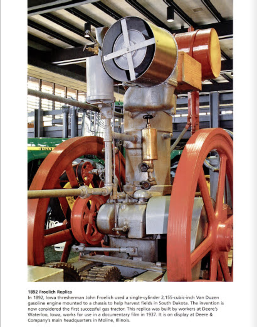 Morland, Andrew. Legendary John Deere Tractors. p10.