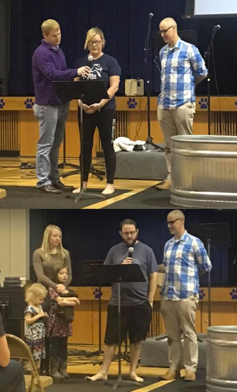 We are thankful that we had 4 more adults join our church totaling 47 members.