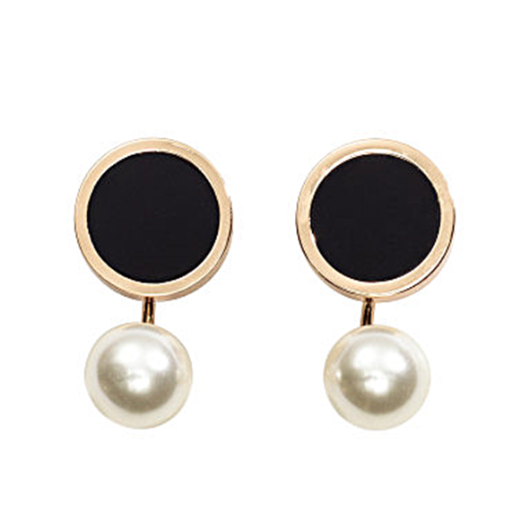 Pendientes con perla H&M