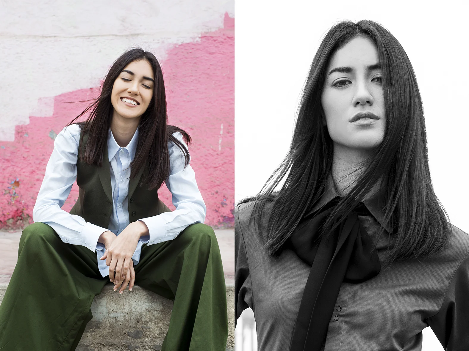 Blusa F Jord Sky , GARUA en UNO. Pantalón cabo seaweed , GARUA en UNO. Chaleco , YIRKO SIVIRICH.