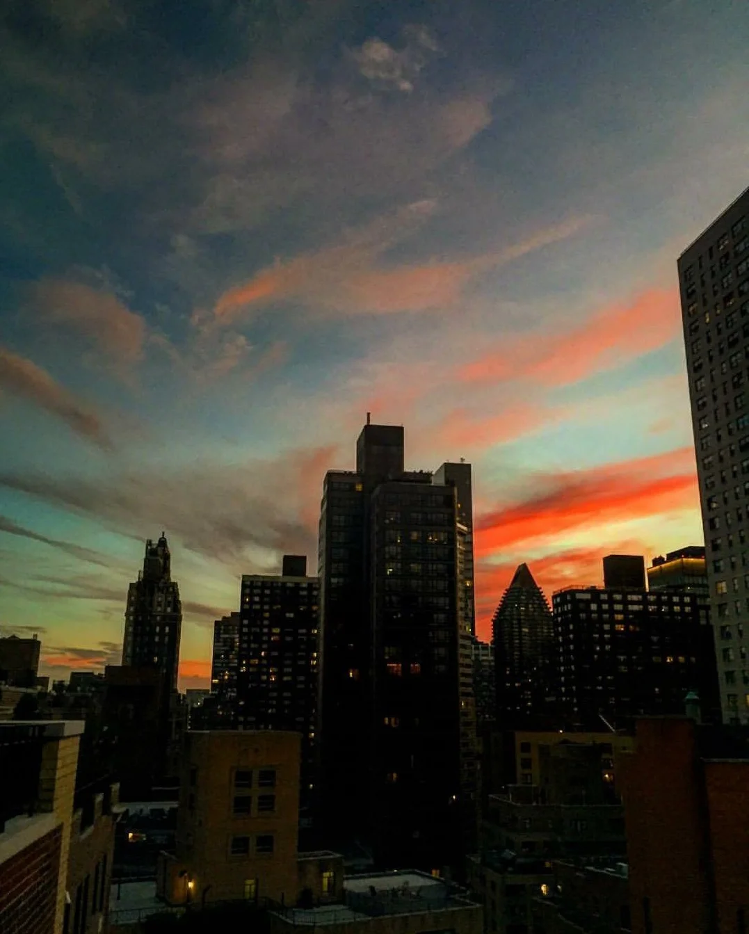Atardecer en el Upper East Side.