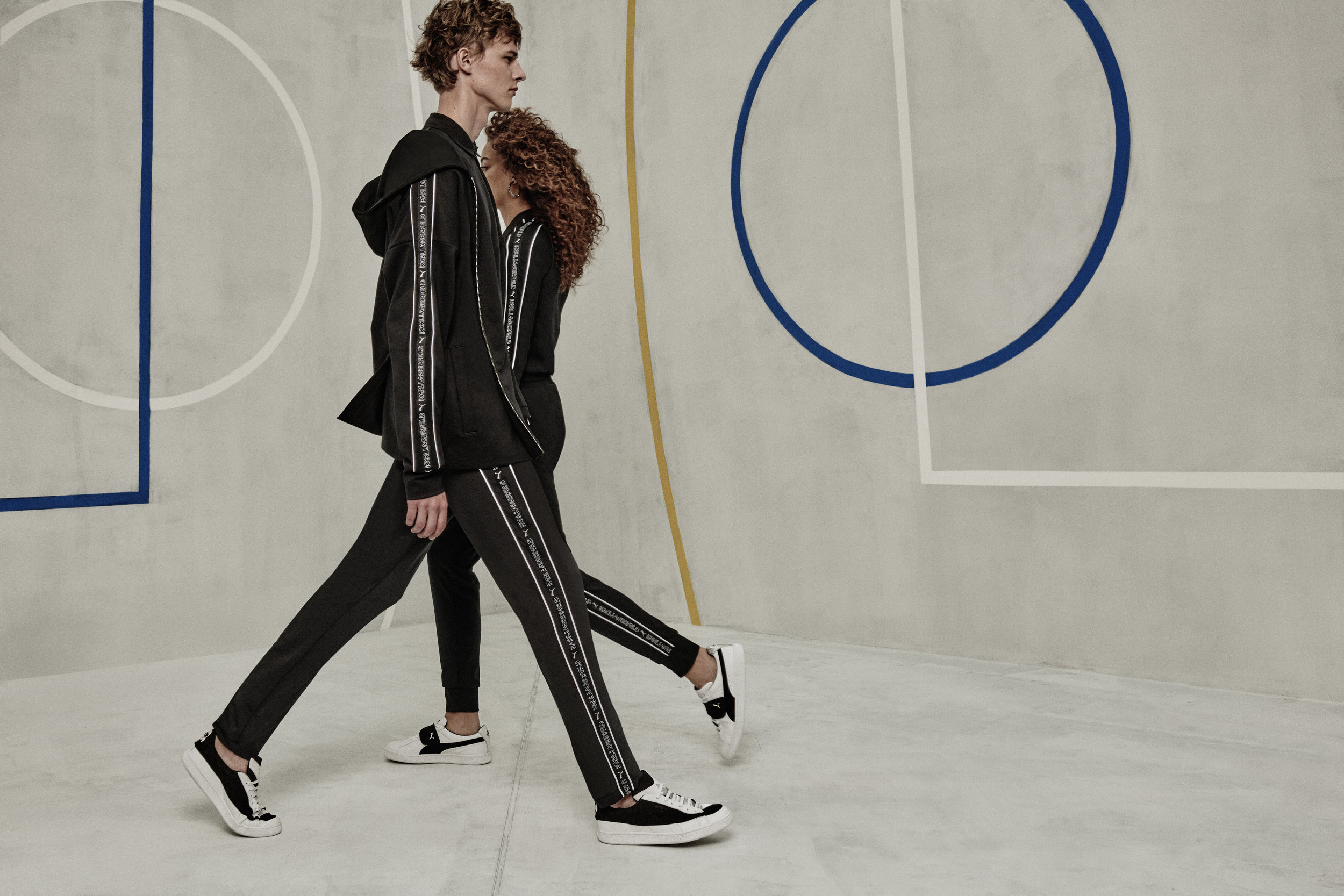 puma x karl lagerfeld suede