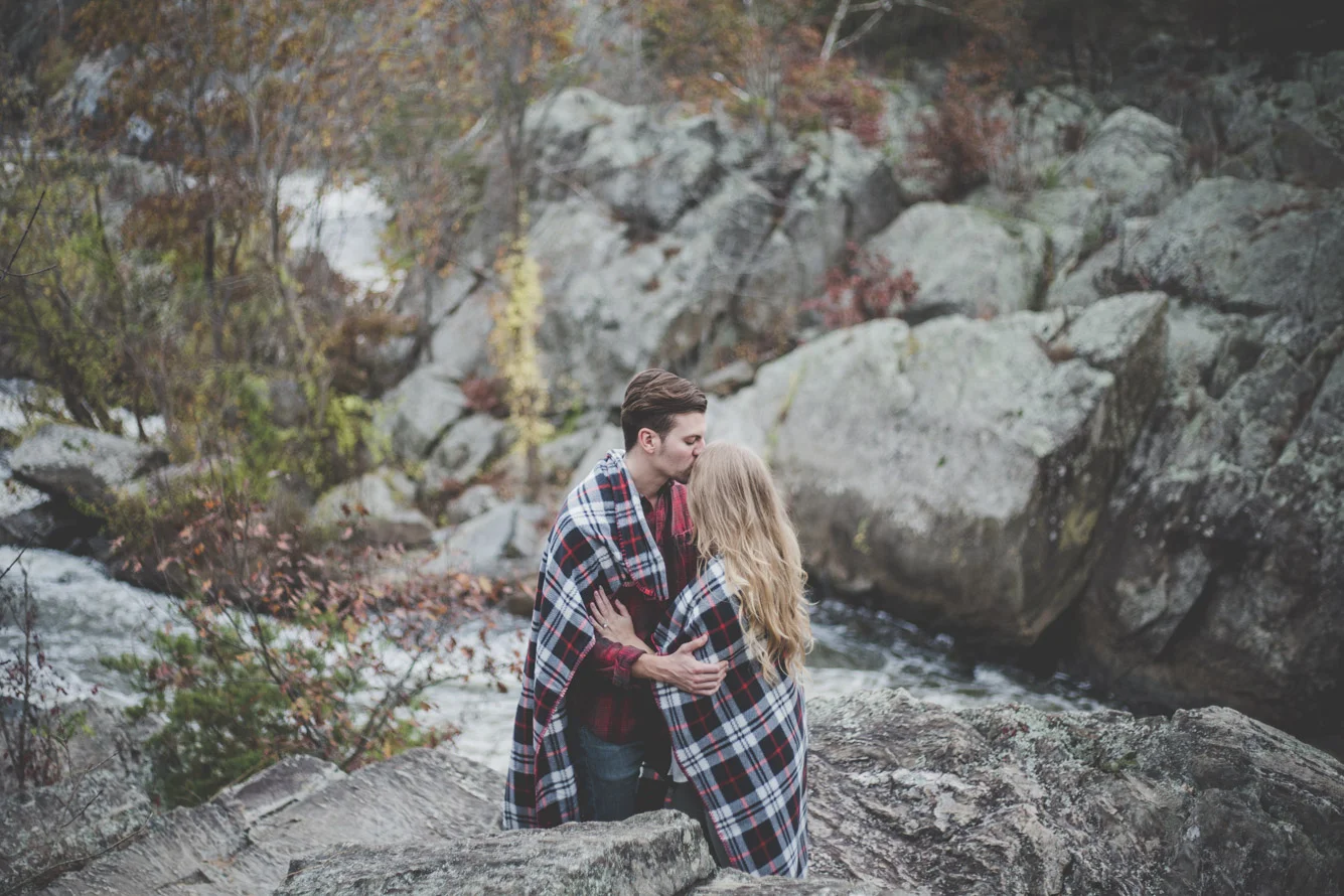 blanket engagement shoot prop