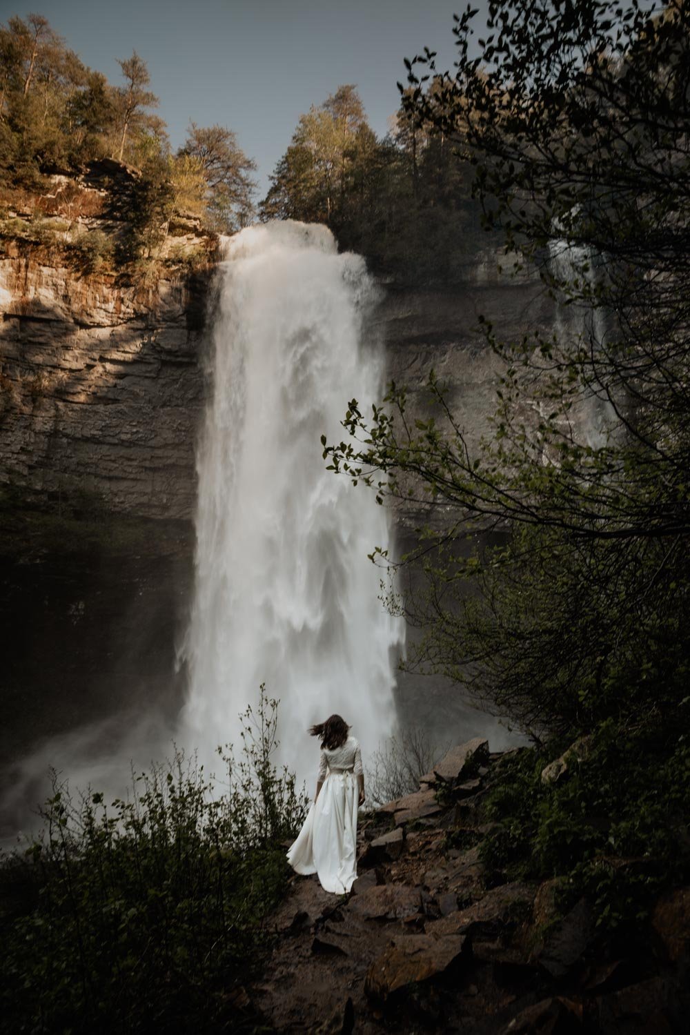 dc baltimore philly destination wedding photographer waterfall national park elopement by barbara o photography-10.jpg