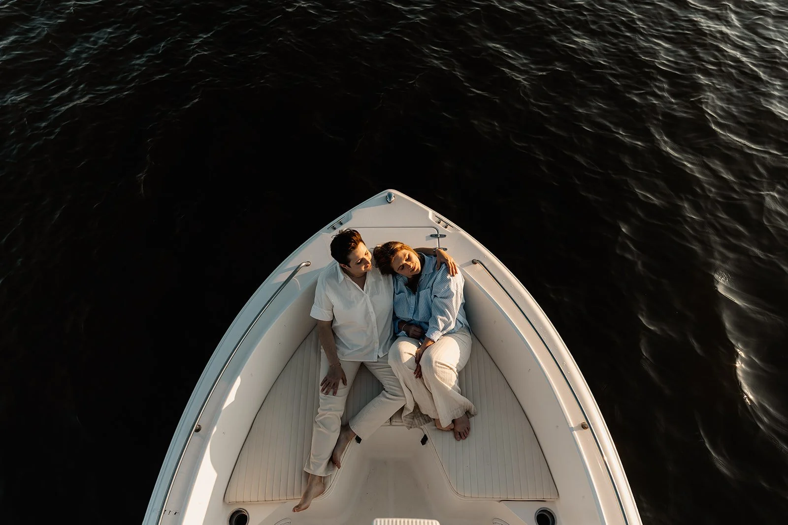couple on their boat