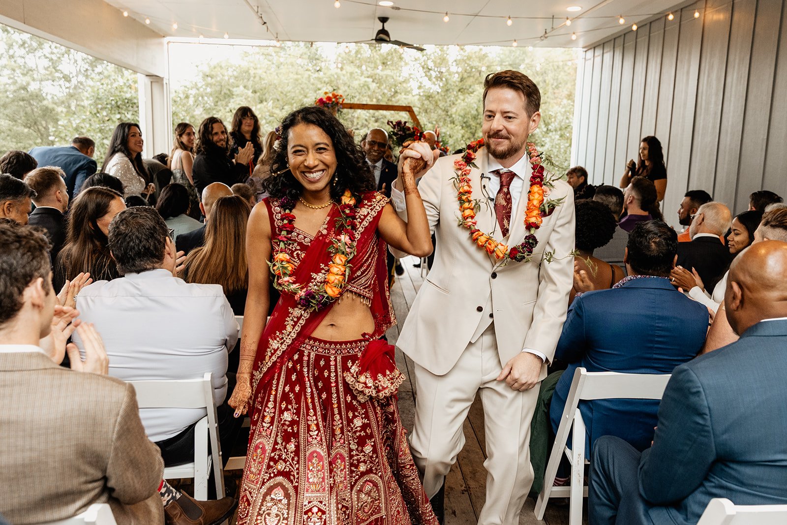 indian fusion wedding ceremony