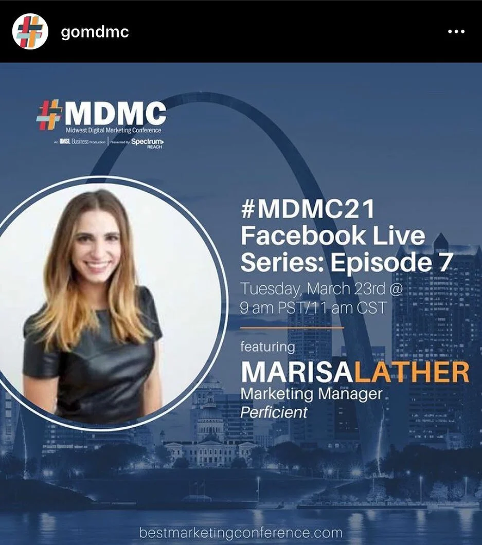 I had a fantastic time catching up today with @brianna5mith and talking about employer branding ahead of the @gomdmc Midwest Digital Marketing Conference in April! Every year I'm blown away by the caliber of speakers willing to share their knowledge 
