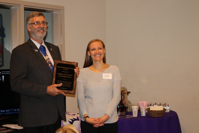 Sir Knight Glen Kraig and Danielle Versluys