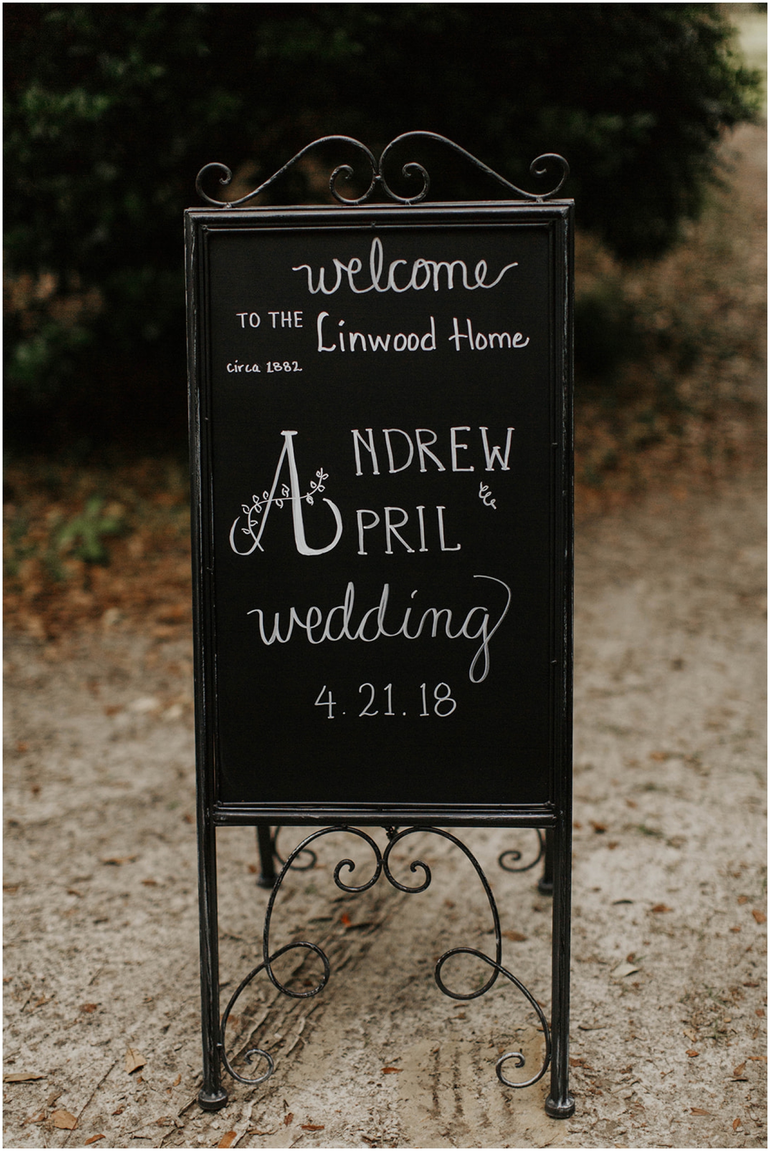  Welcome sign for wedding 
