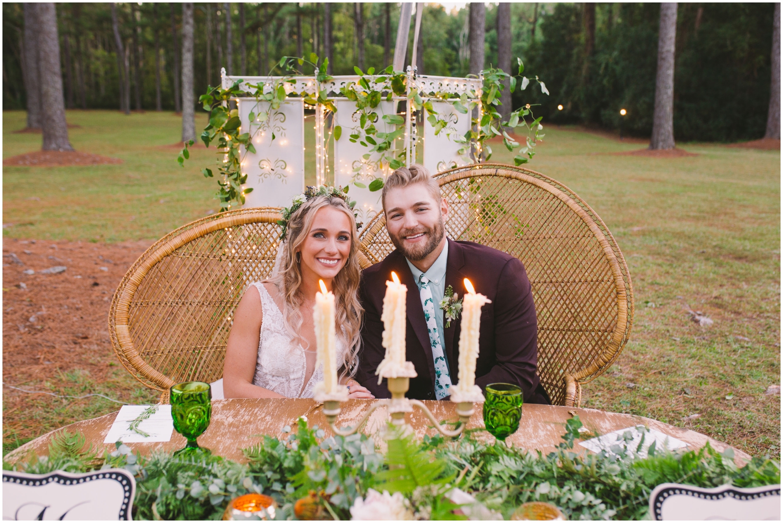  Bride and Groom Sweetheart table 