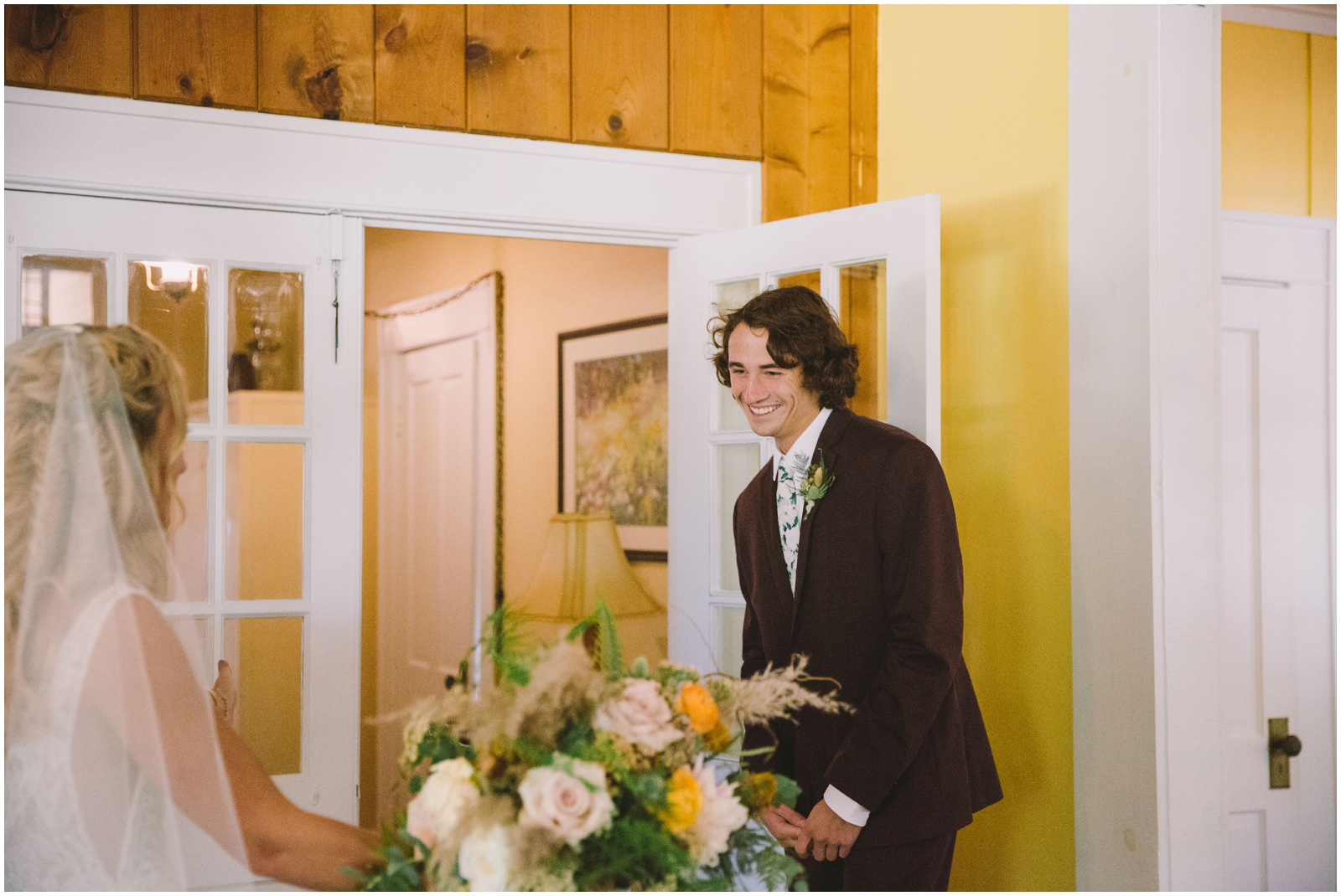  Bride surprising family 