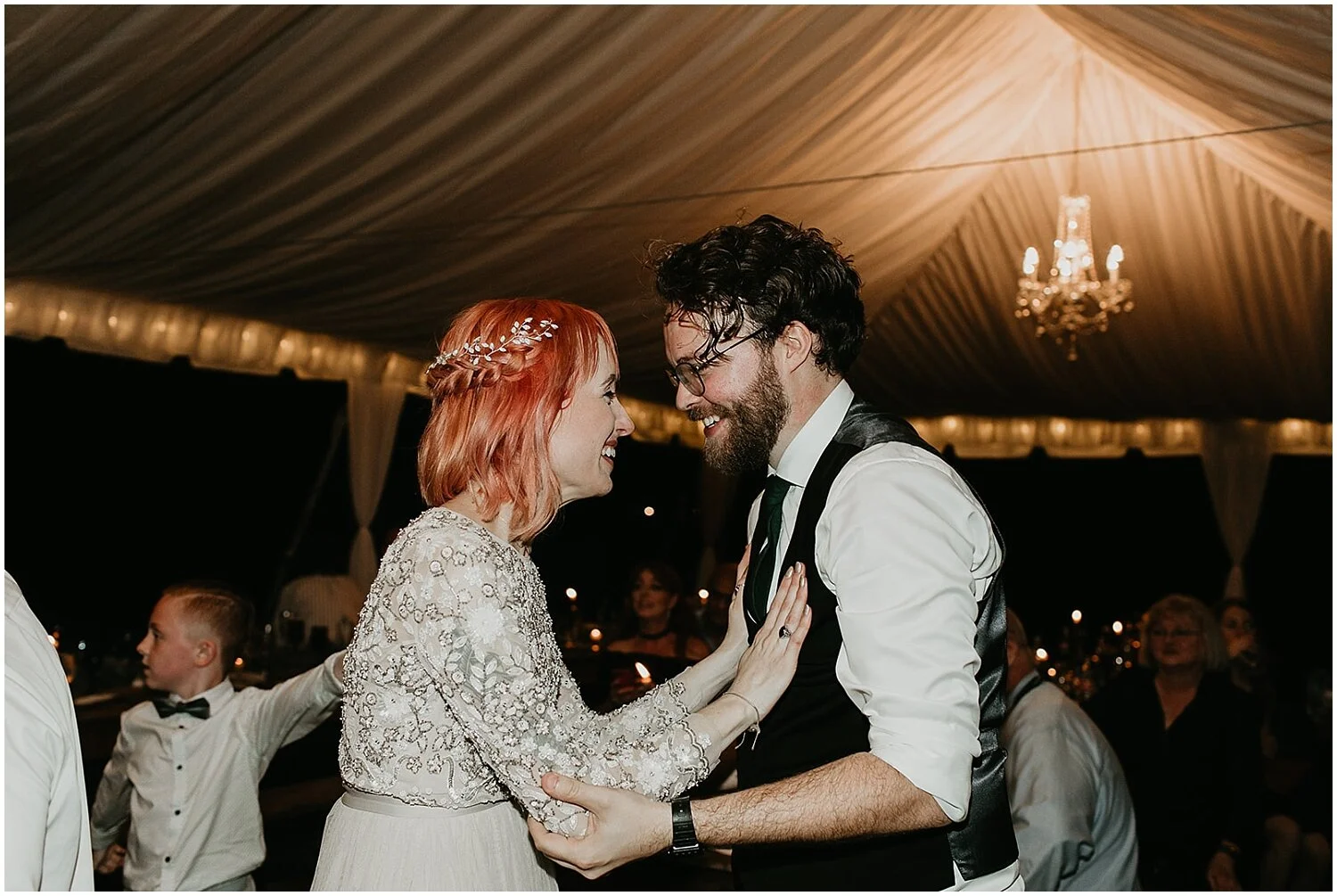  bride and groom dancing 
