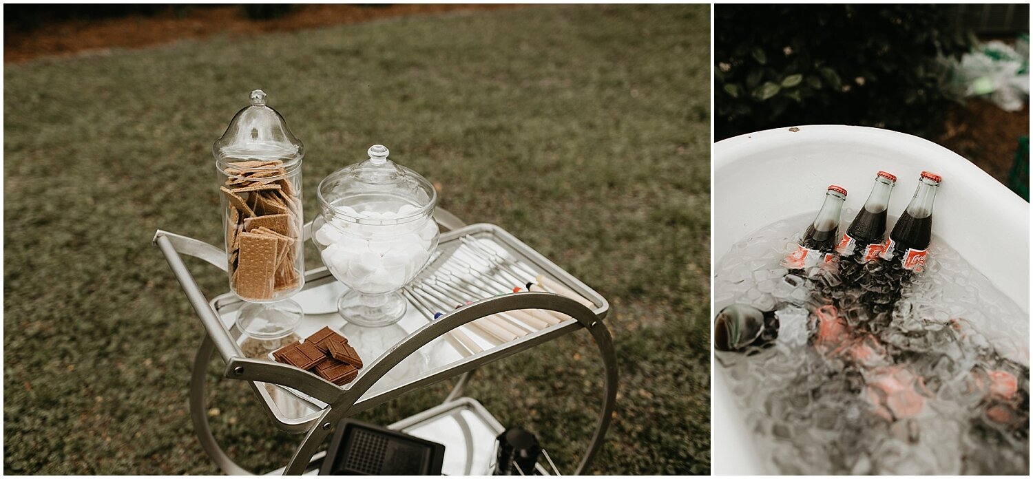  s’mores tray and coke display 