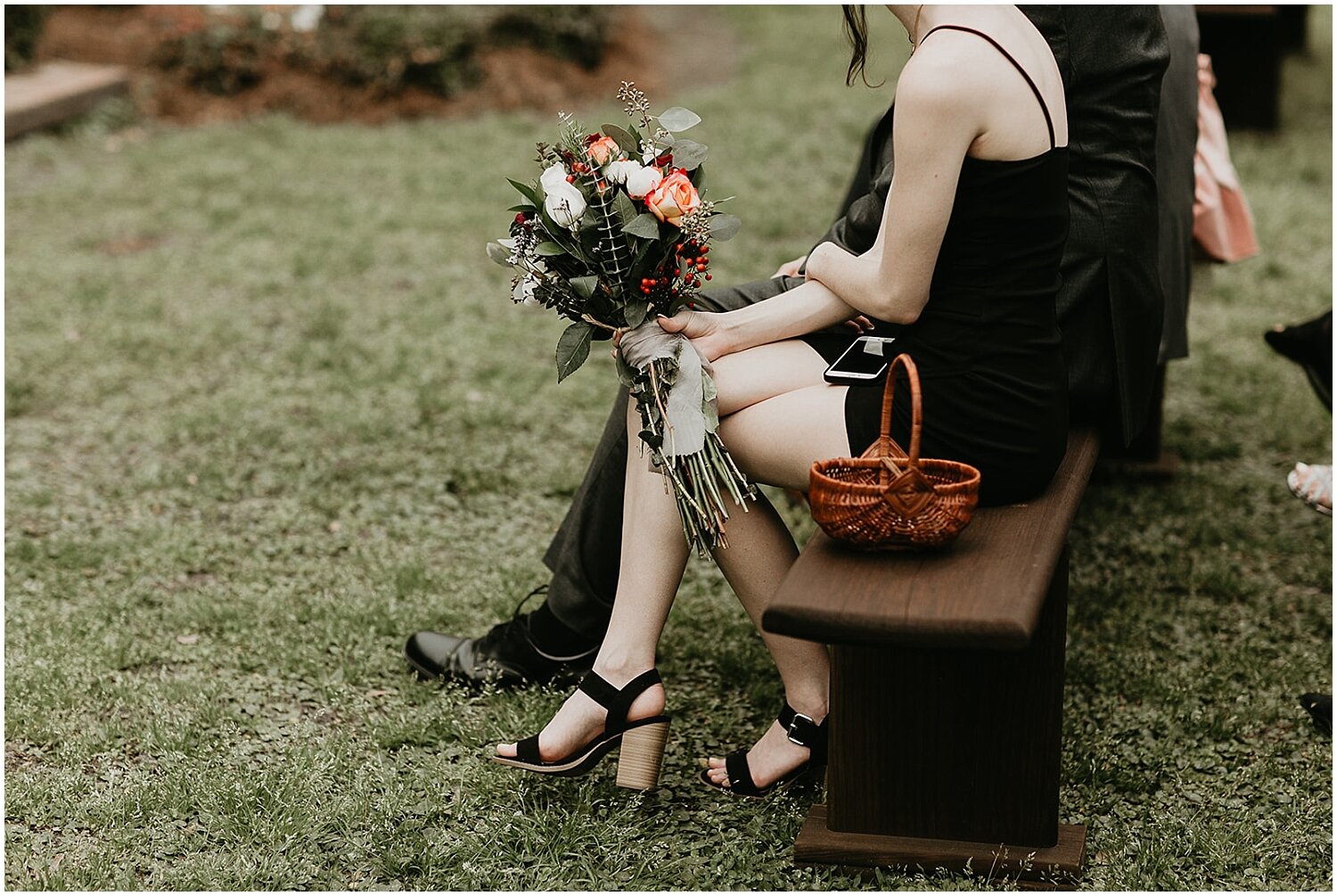  Outdoor wedding ceremony at The Glen Venue 