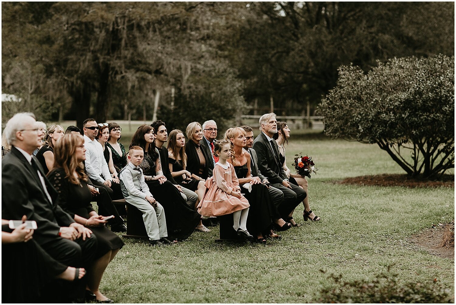  wedding guests at The Glen Venue 