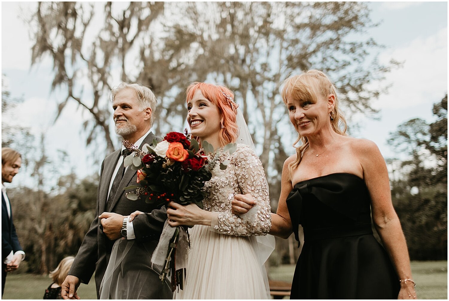  bride walking down the aisle 