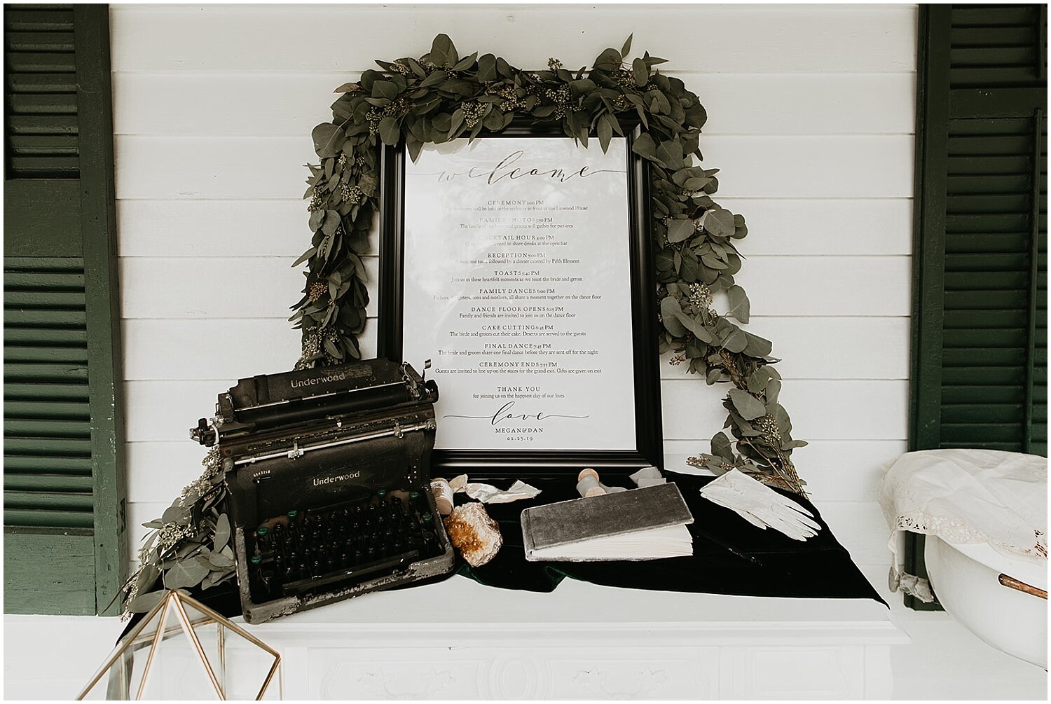  welcome sign wedding decor 