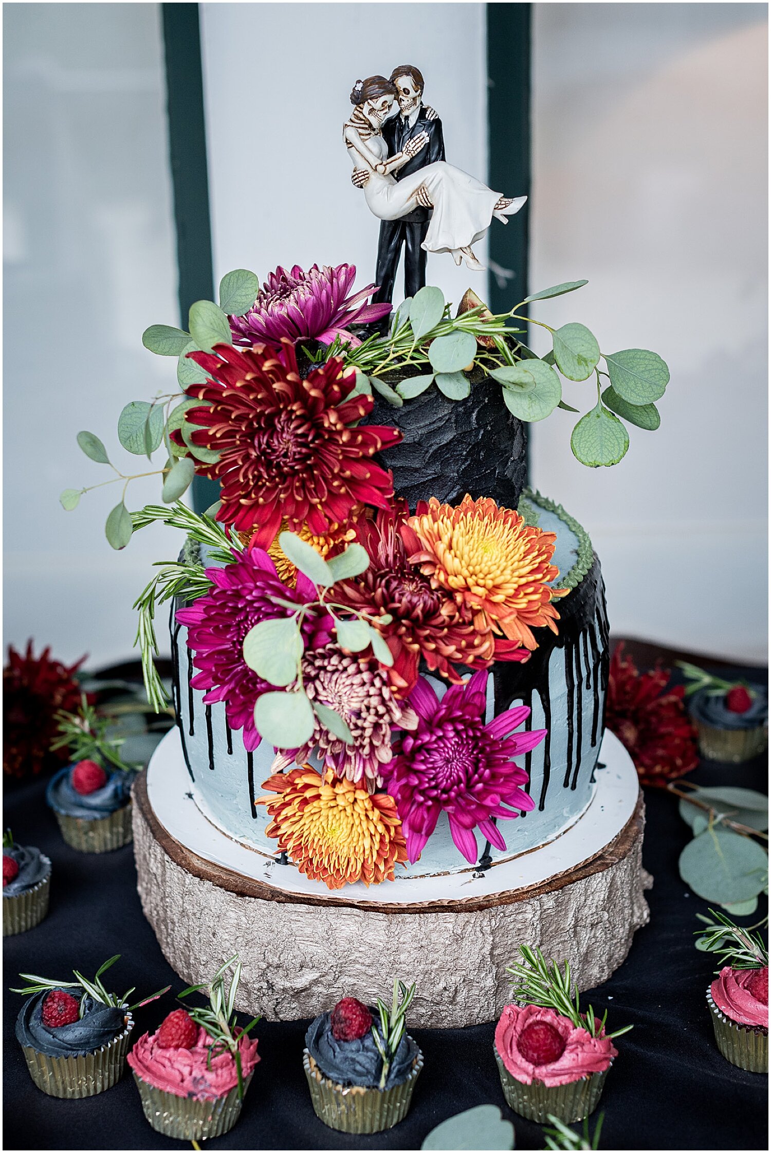  colorful wedding cake 