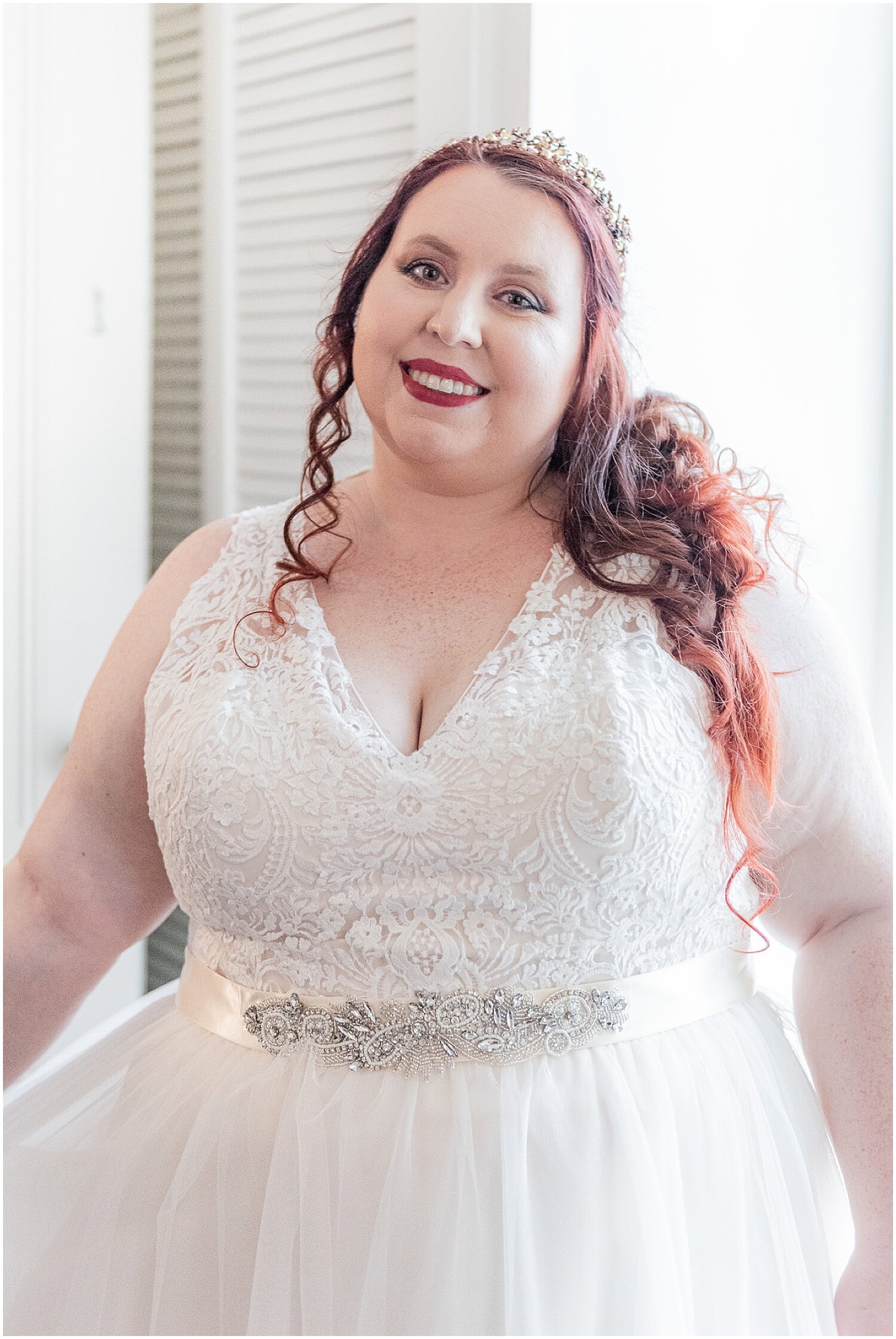  bride portrait at her Jacksonville wedding 