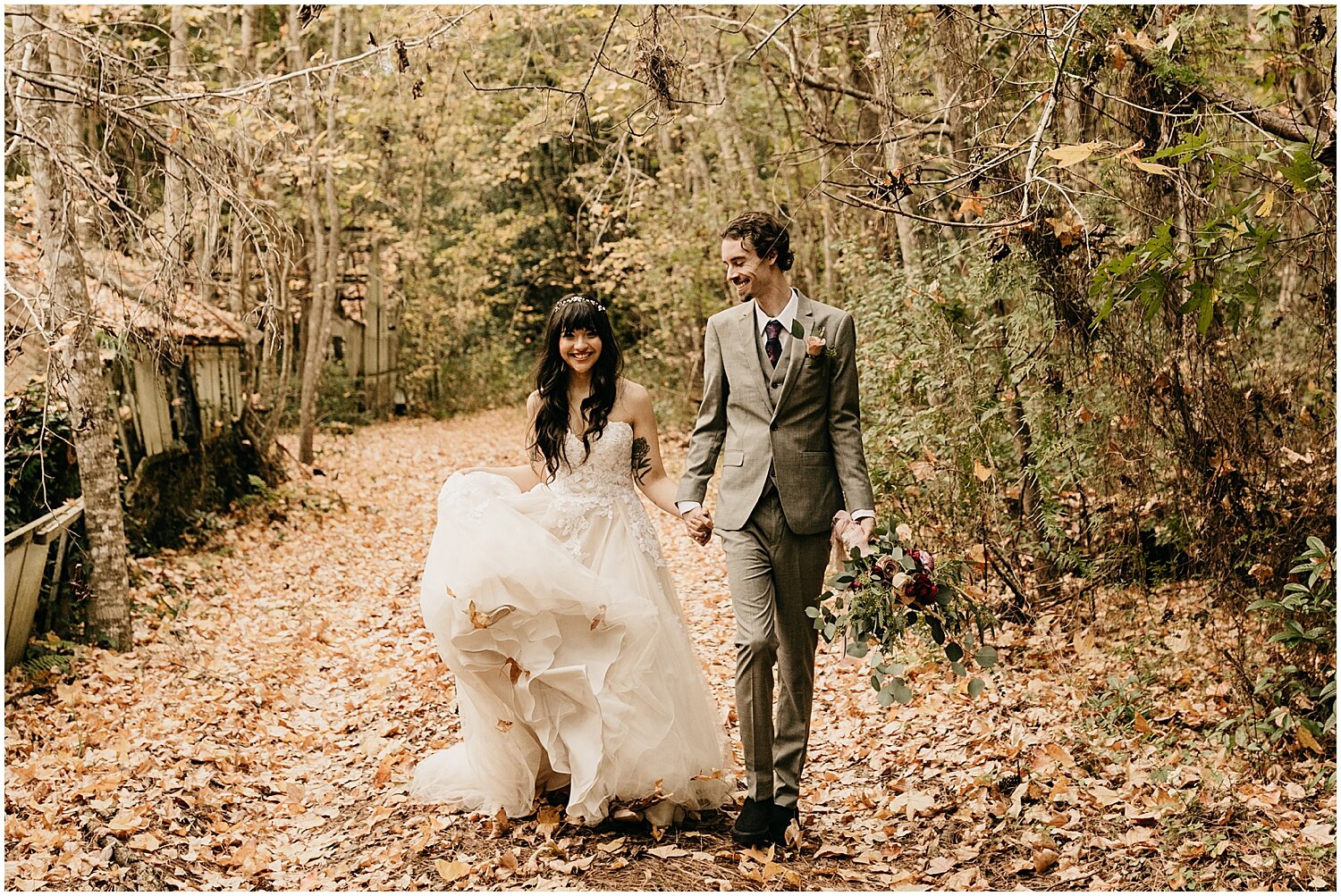  bride and groom first look 