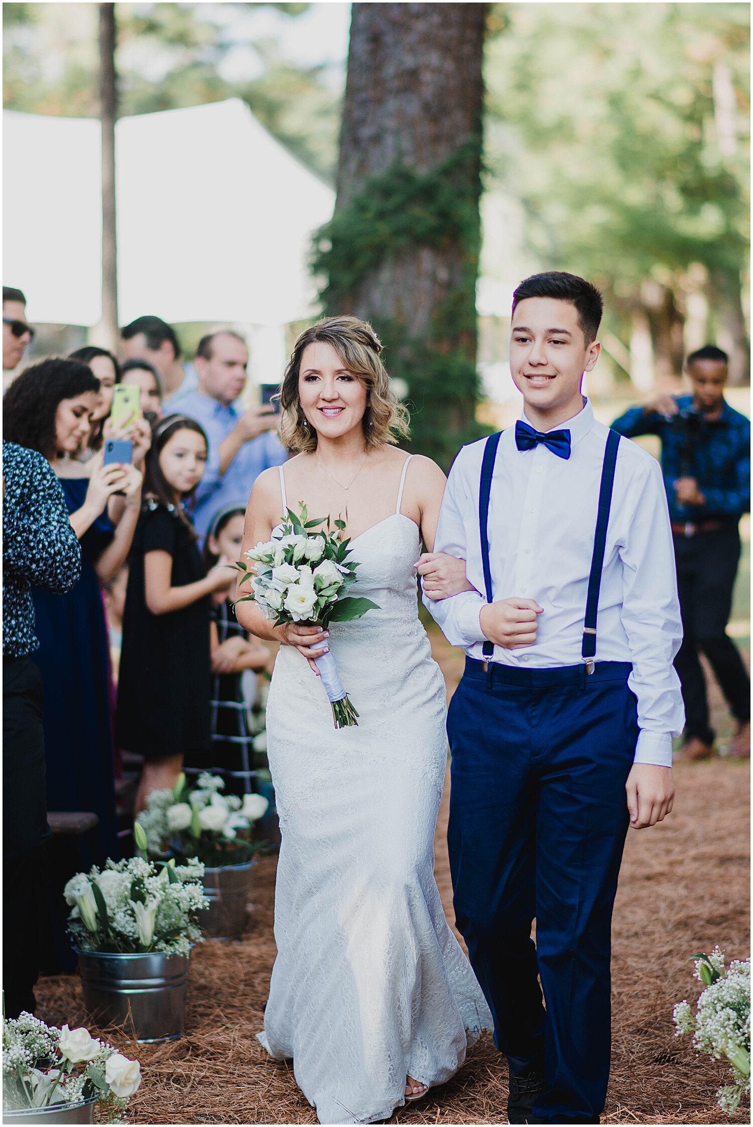  bride walking down the aisle 