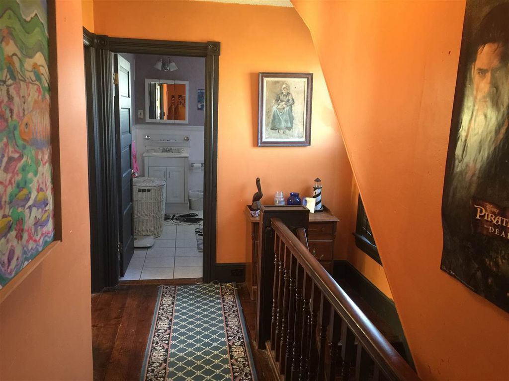 I was impressed with the original woodwork and molding.