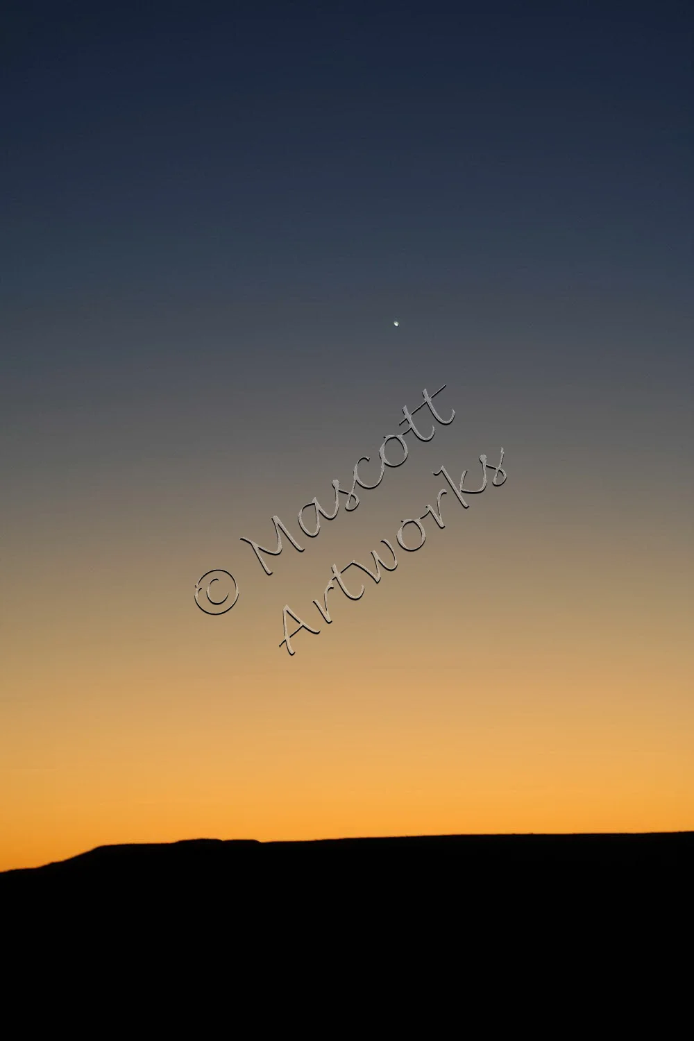 Evening star Ormiston gorge