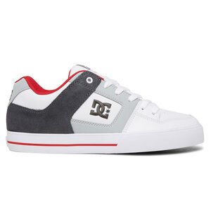 banan Opmuntring at se DC SHOES - Pure White/Grey/Red — DXD