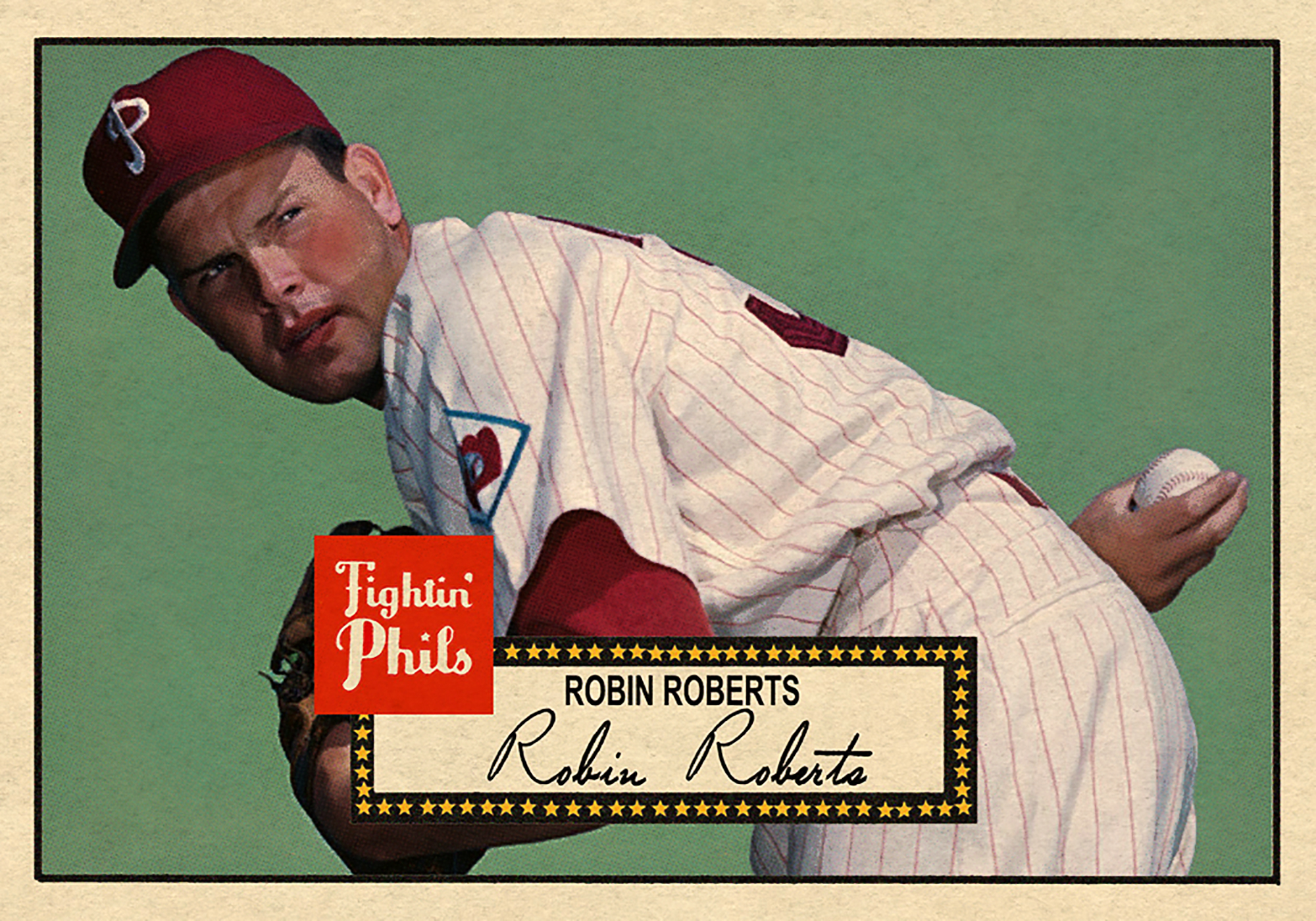 1952 BASEBALL STARS SERIES #186 ROBIN ROBERTS 2/20/17 Auction closes at $150.50 USD - Current Population of 2