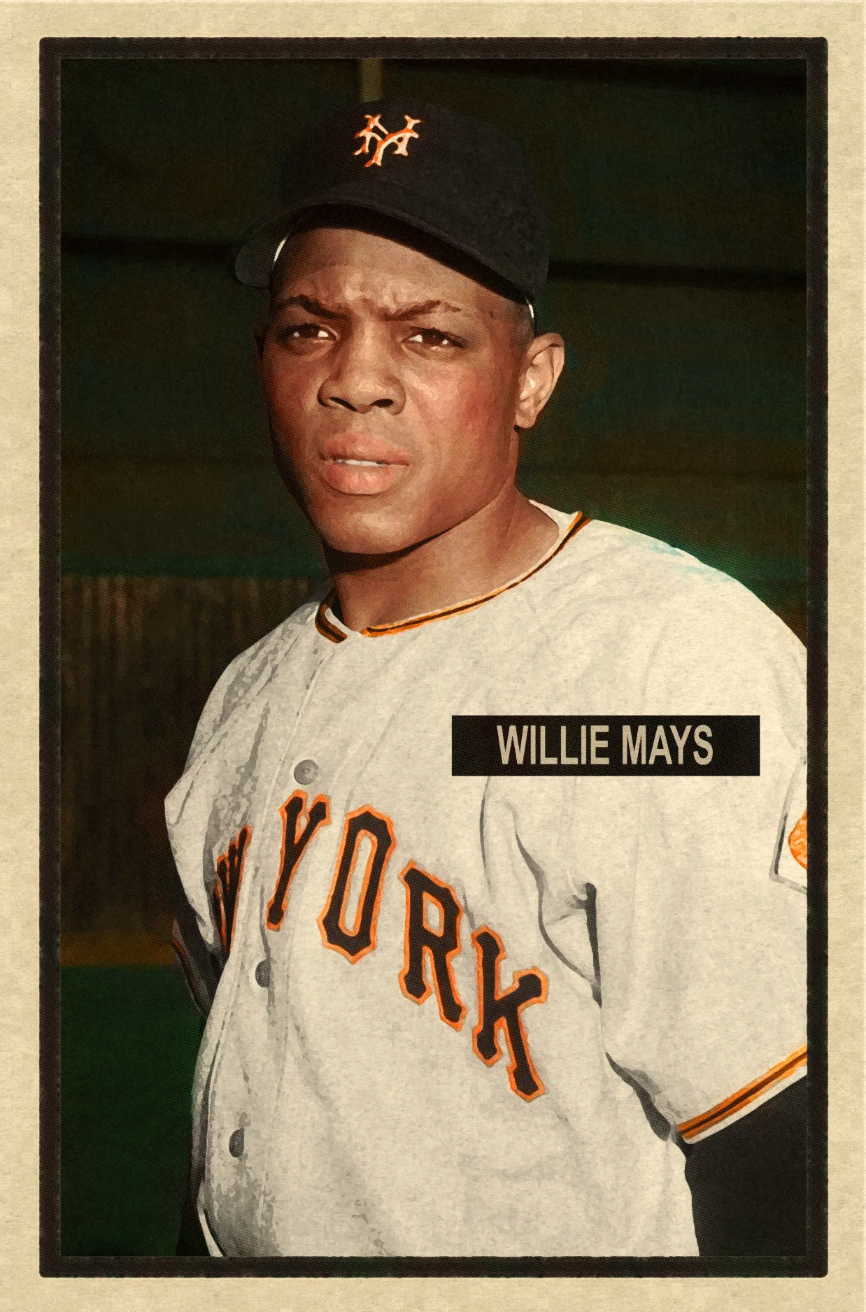 1951 BASEBALL STARS SERIES #20 WILLIE MAYS 2/13/17 Auction Closes at $135.50 USD - Current Poulation of 1