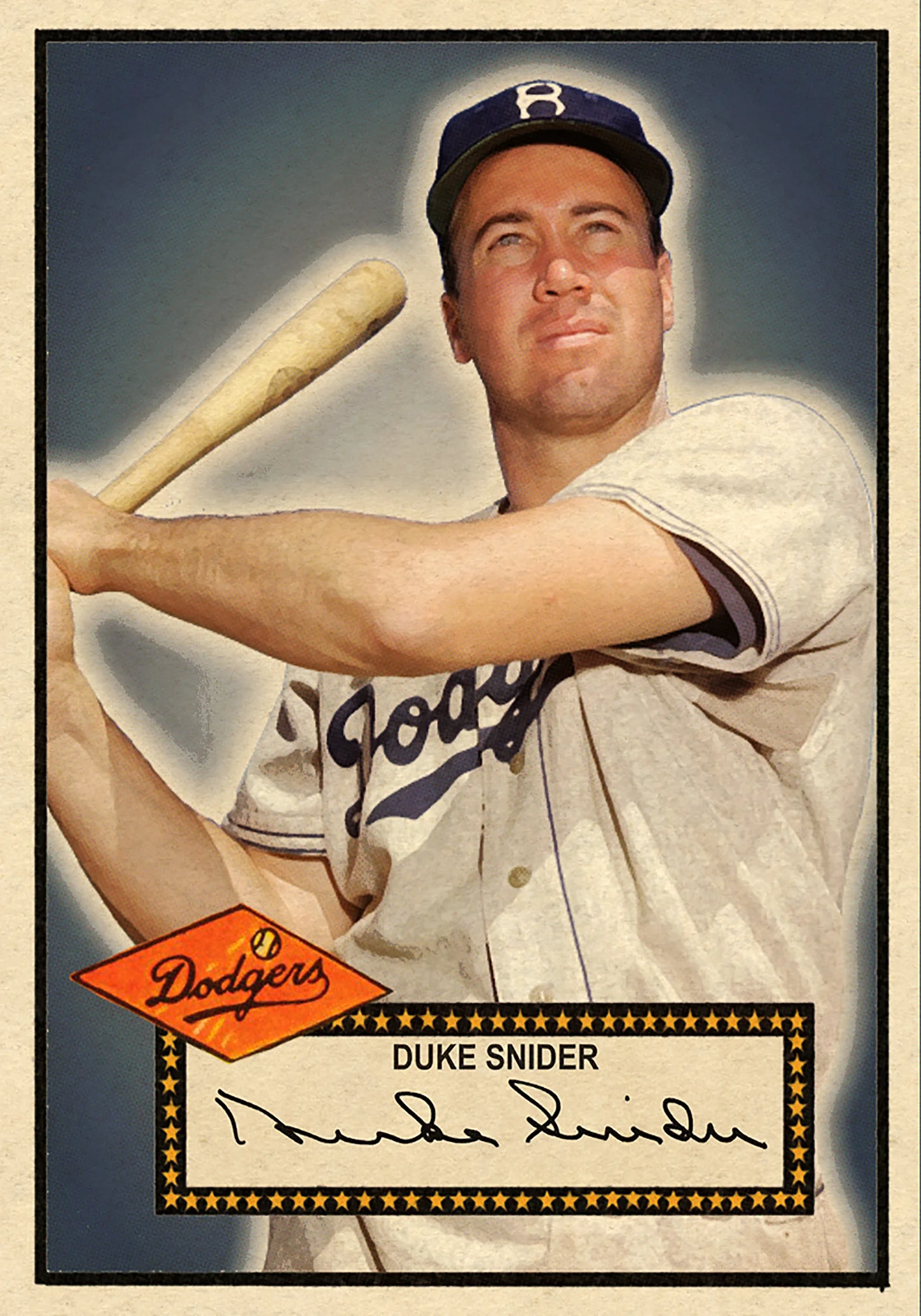 1952 BASEBALL STARS SERIES #100 DUKE SNIDER 3/6/17 Auction Closes at $293.00 USD - Current Poulation of 2