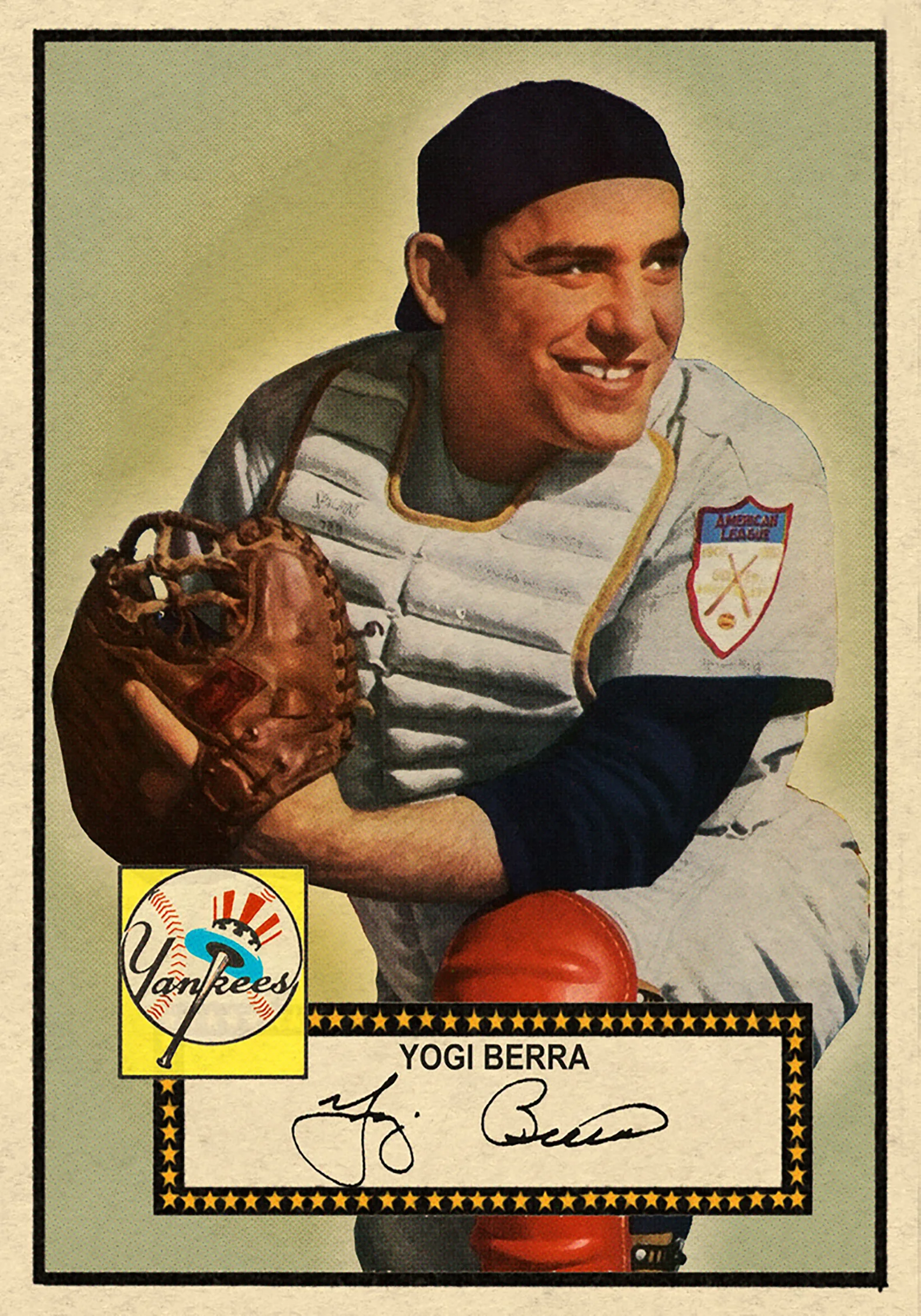 1952 BASEBALL STARS SERIES #15 YOGI BERRA 3/6/17 Auction Closes at $115.49 USD - Current Poulation of 2