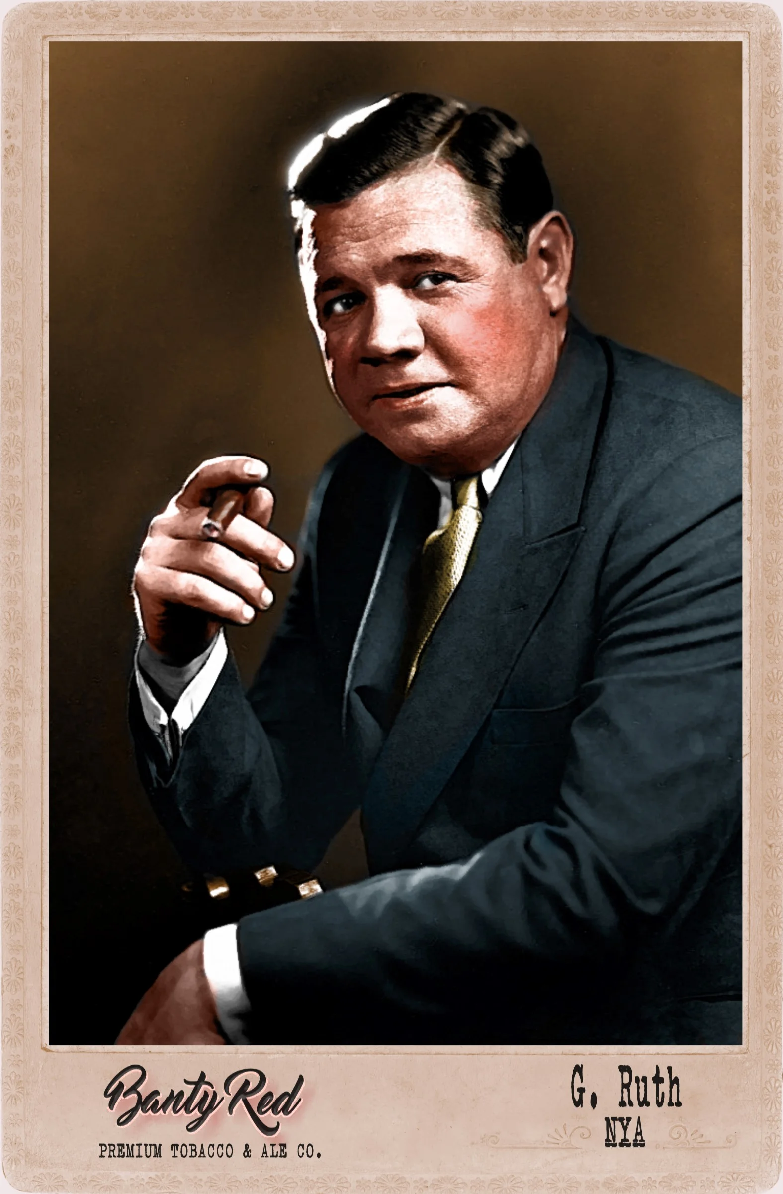 1928 Banty Red Cabs - GEORGE "BABE" RUTH 2/6/17 Auction Closes at $90.00 USD - Current Poulation of 1