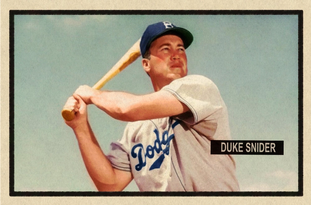 1951 BANTY RED BASEBALL STARS SERIES #28 DUKE SNIDER 3/13/17 Auction Closes at 191.35 USD - Current Population of 2