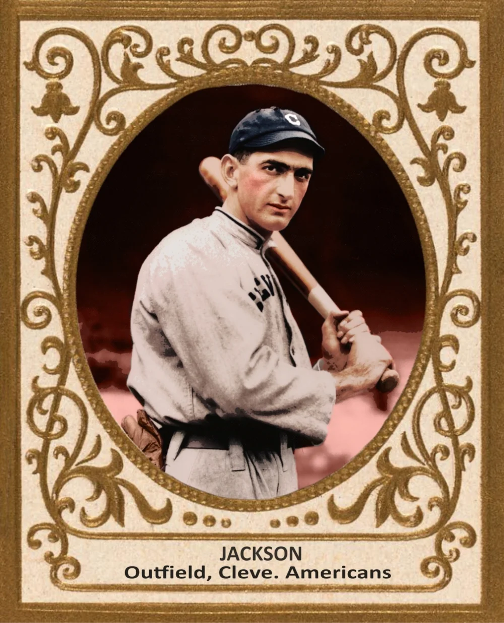 1914 BANTY RED RAMLY STYLE - JOE JACKSON December 2016 Auction Closes at 273.50 USD - Current Population of 1