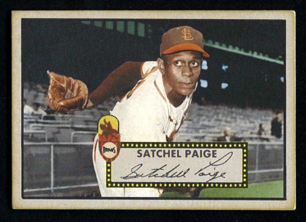 Satchel Paige trading card (St Louis Browns African American