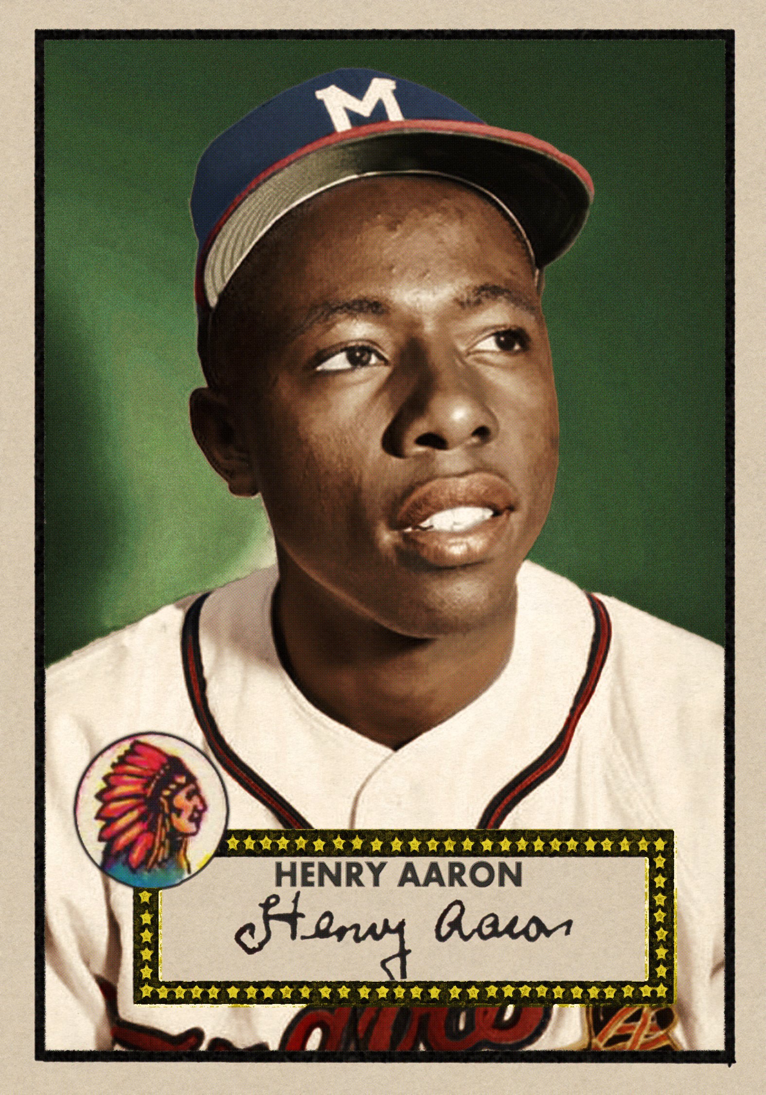 352. Hank Aaron Milwaukee 2 Flexichrome.jpg