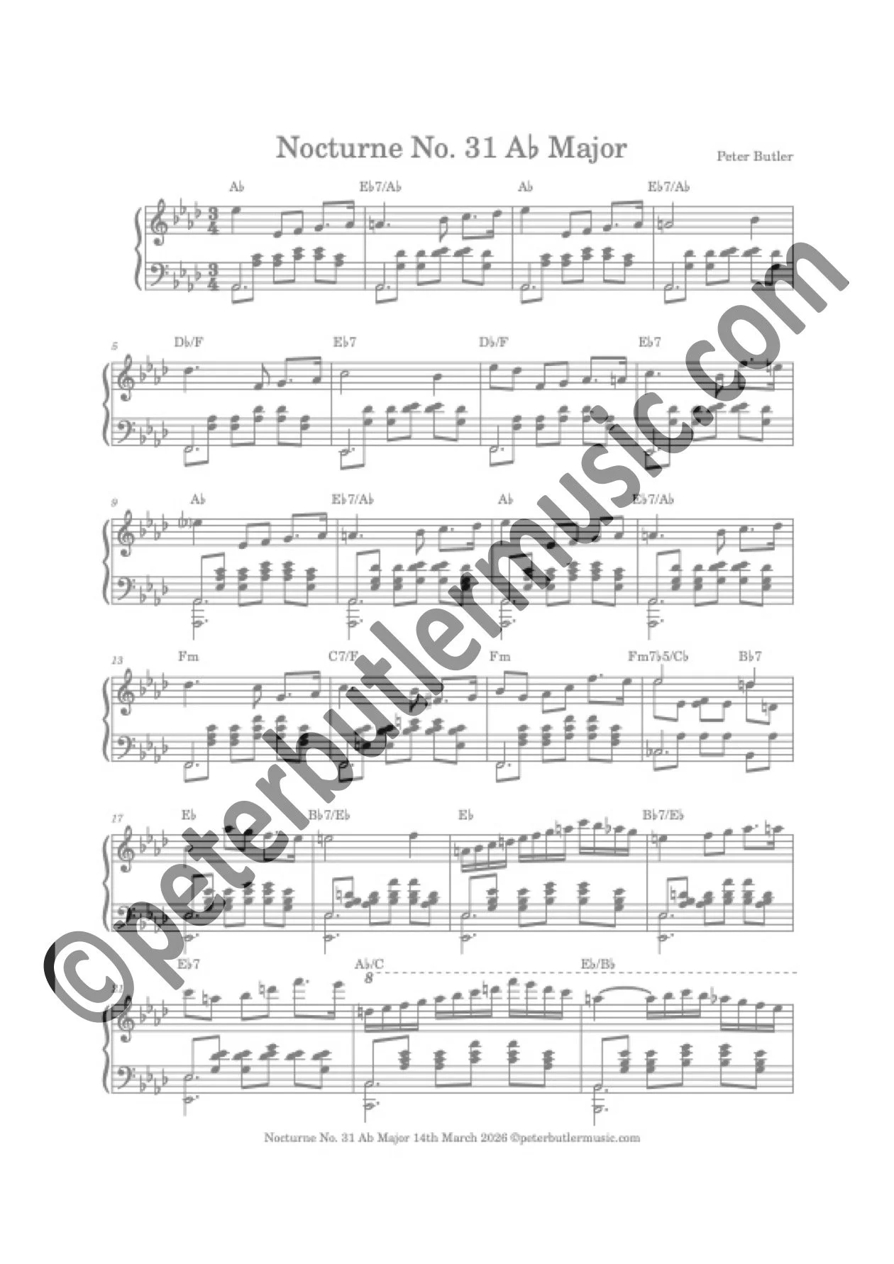 Nocturne No. 31 Ab Major