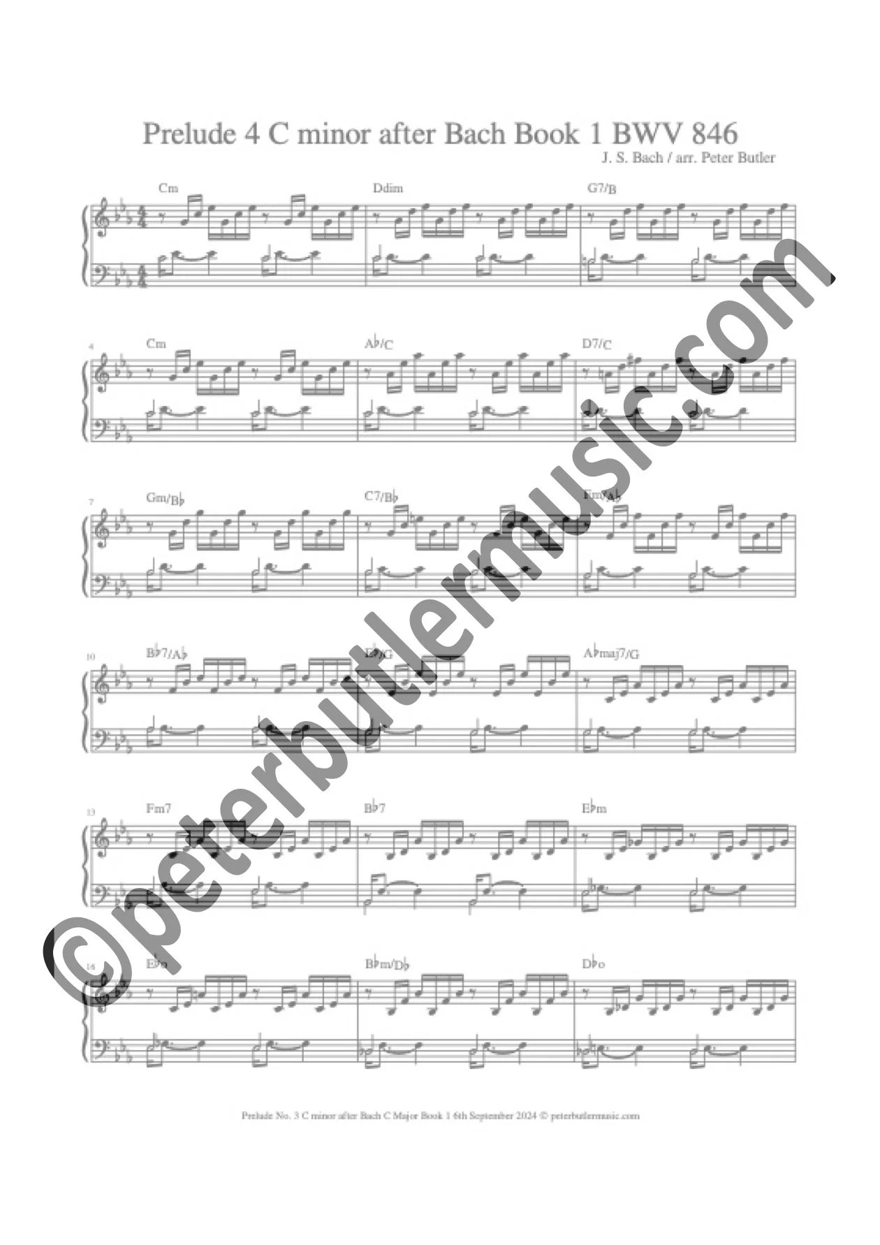 Prelude No. 4 C Minor