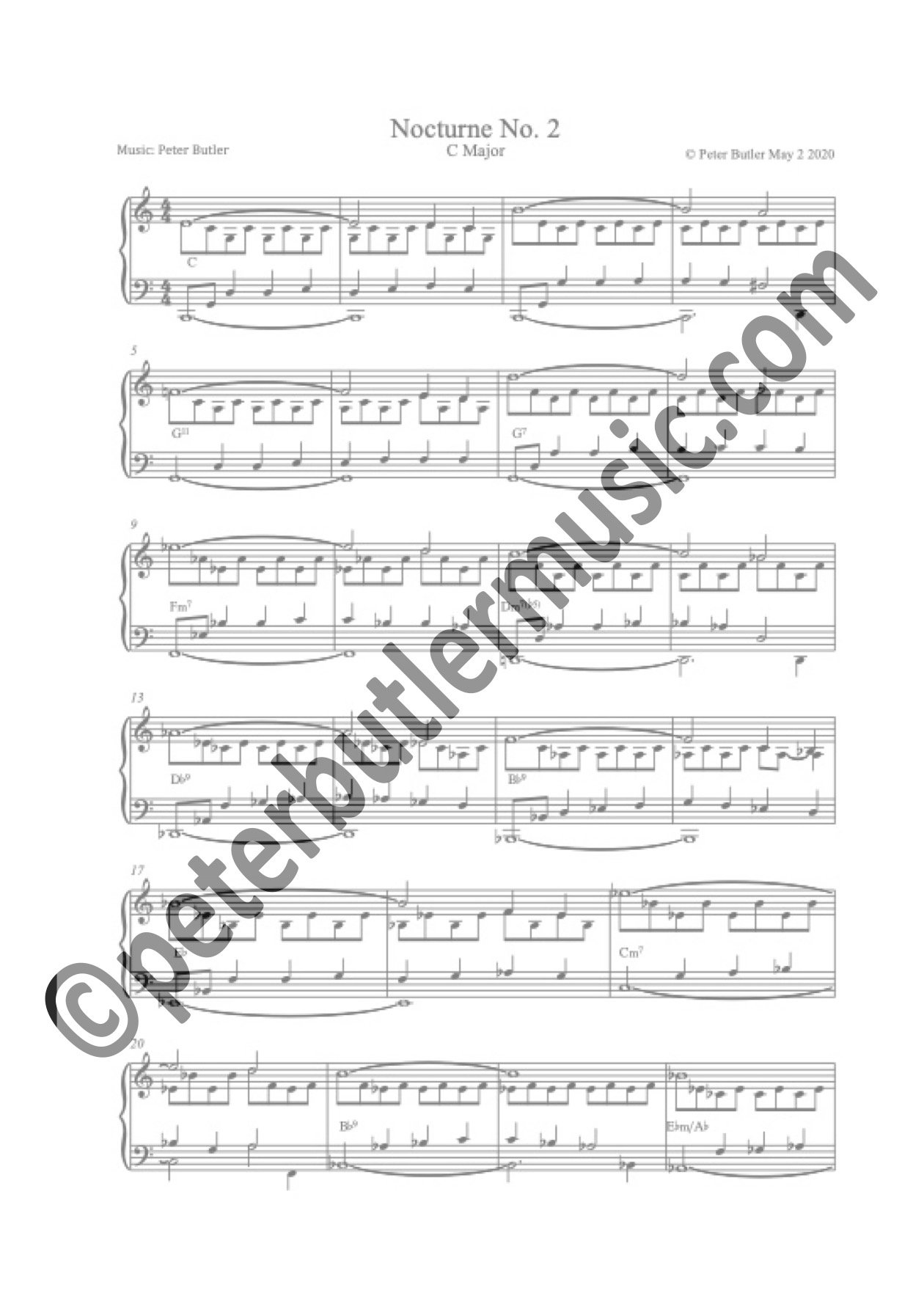 Nocturne No. 2 C Major 200502
