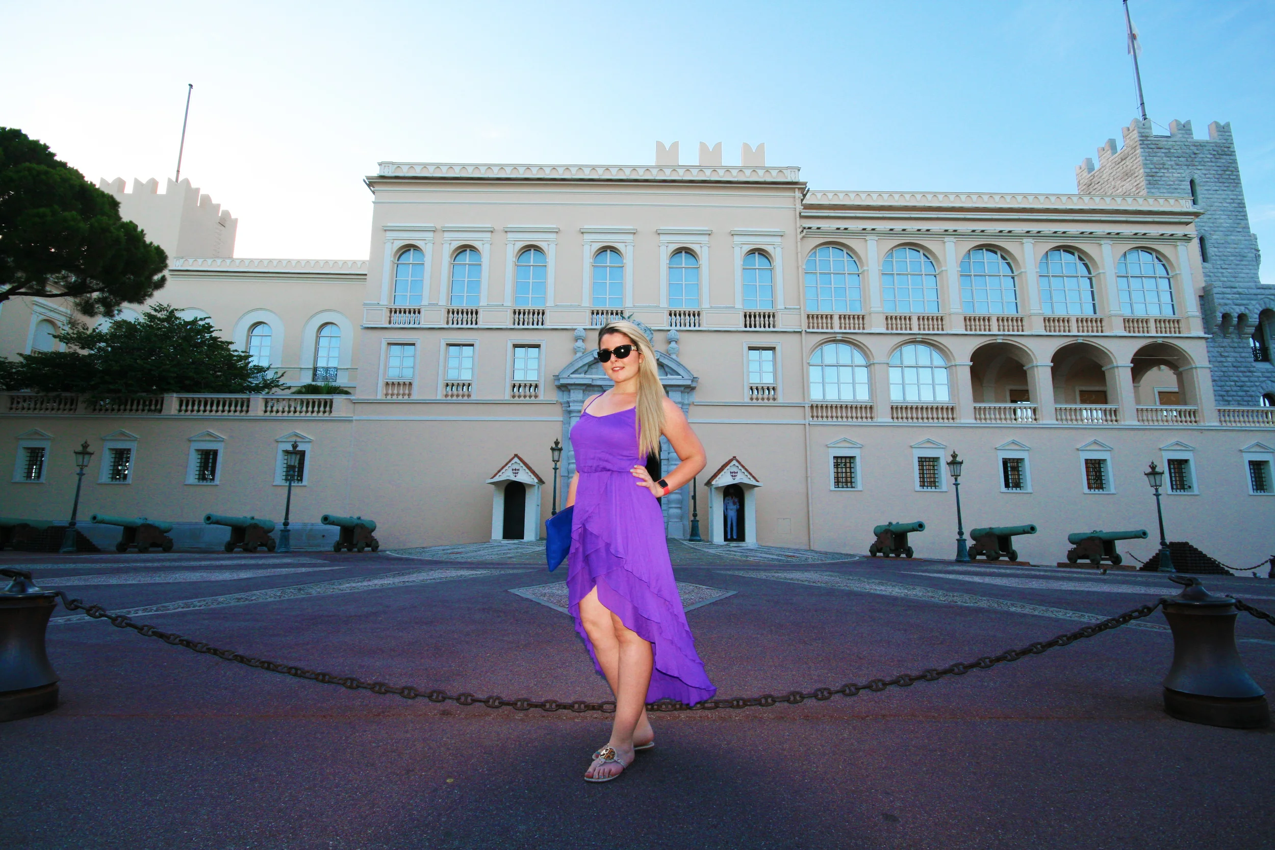 Just hanging out in front of the castle :)