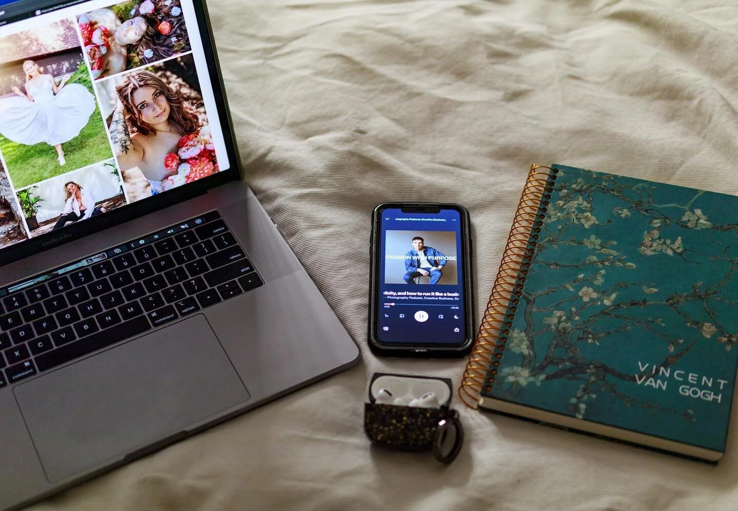 My idea of a chill evening is listening to @nathanchanski podcasts, taking notes and working on my photography business. If you are looking for a great business related podcast 10/10 recommend this one! Even if you&rsquo;re not into photography, I&rs