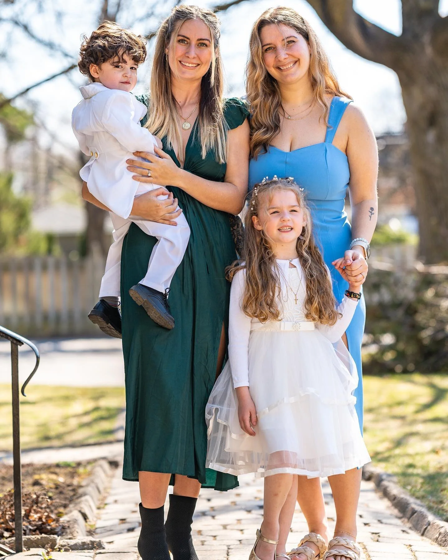 A beautiful celebration yesterday to have Eloise and Dj baptized alongside their godmothers @bail3xy &amp; @ang___augustine ❤️🥰 Thank you to everyone who made the long trip up ❤️
