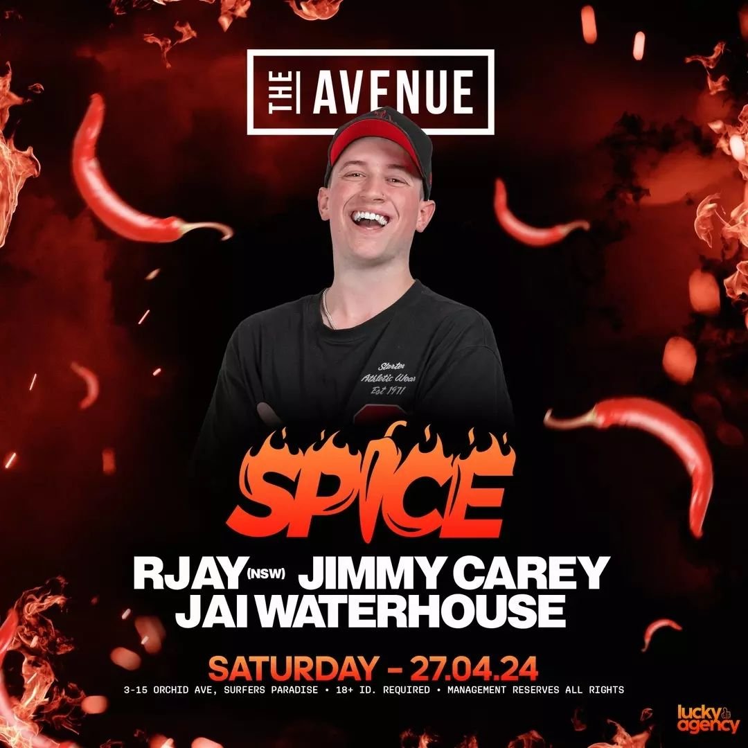 Meet Melbourne's own Party King, Caijun Parry, a.k.a. Spice! 🌶️ 

Spice brings the heat with his epic RnB, Hip-Hop, and Party anthems mix, creating a vibe like no other. Spice knows how to keep the energy sky-high! 

Join us at The Avenue Surfers Pa