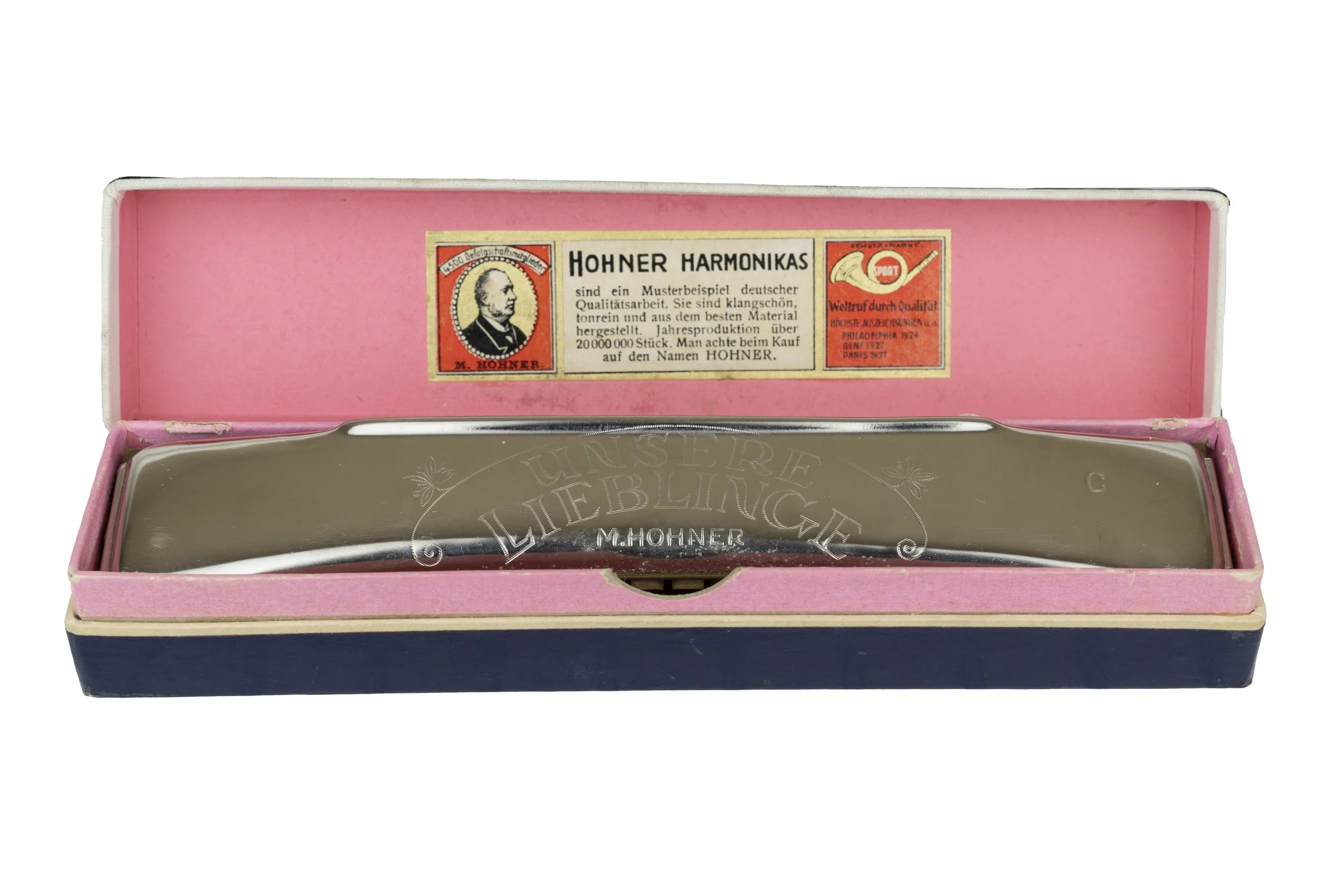 Vintage M. Hohner "Unsere Lieblinge" Harmonica
